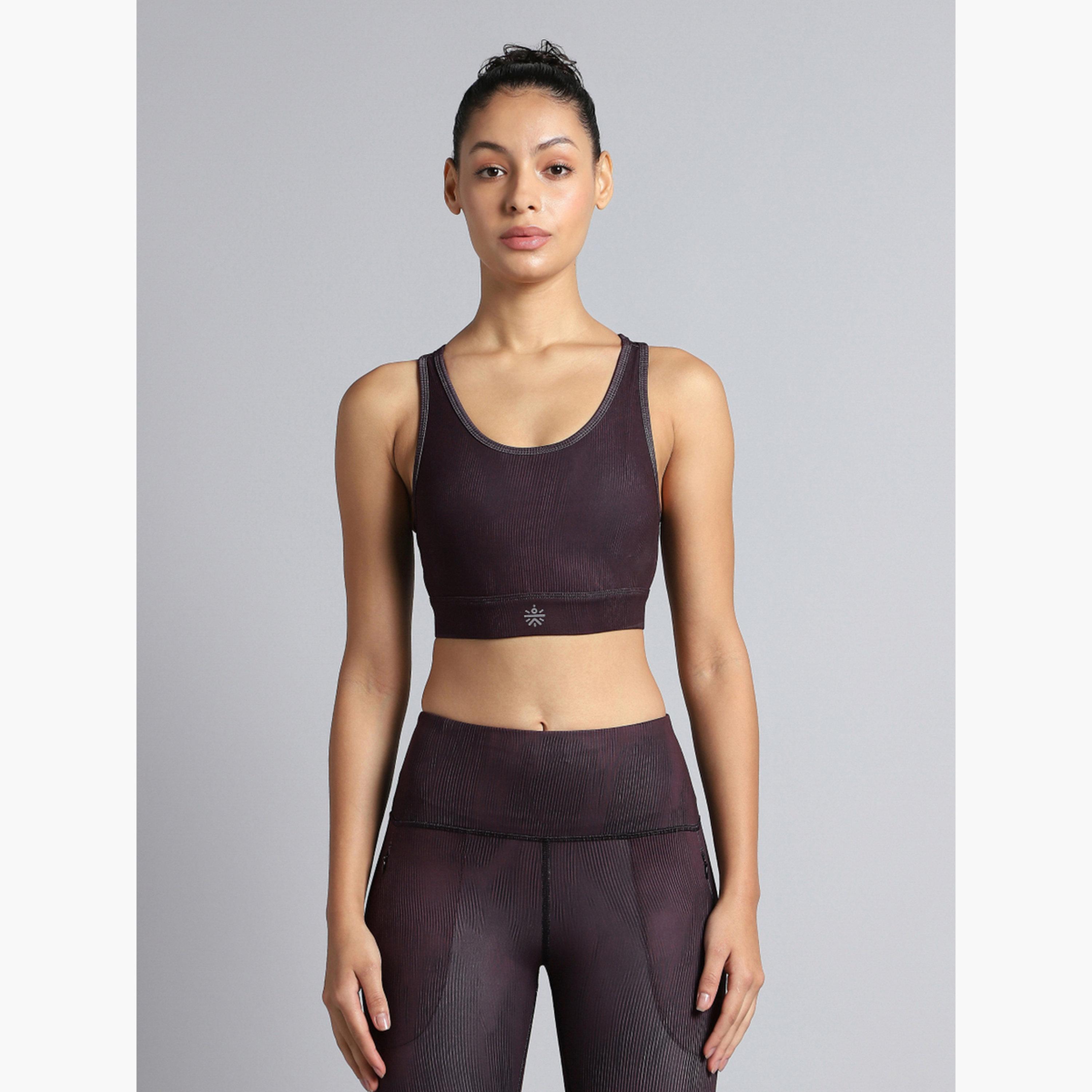 حمالة صدر رياضية بدعم عالٍ للركض وبطبعة مموهة-sports-women-clothing-sportsbras-image-1