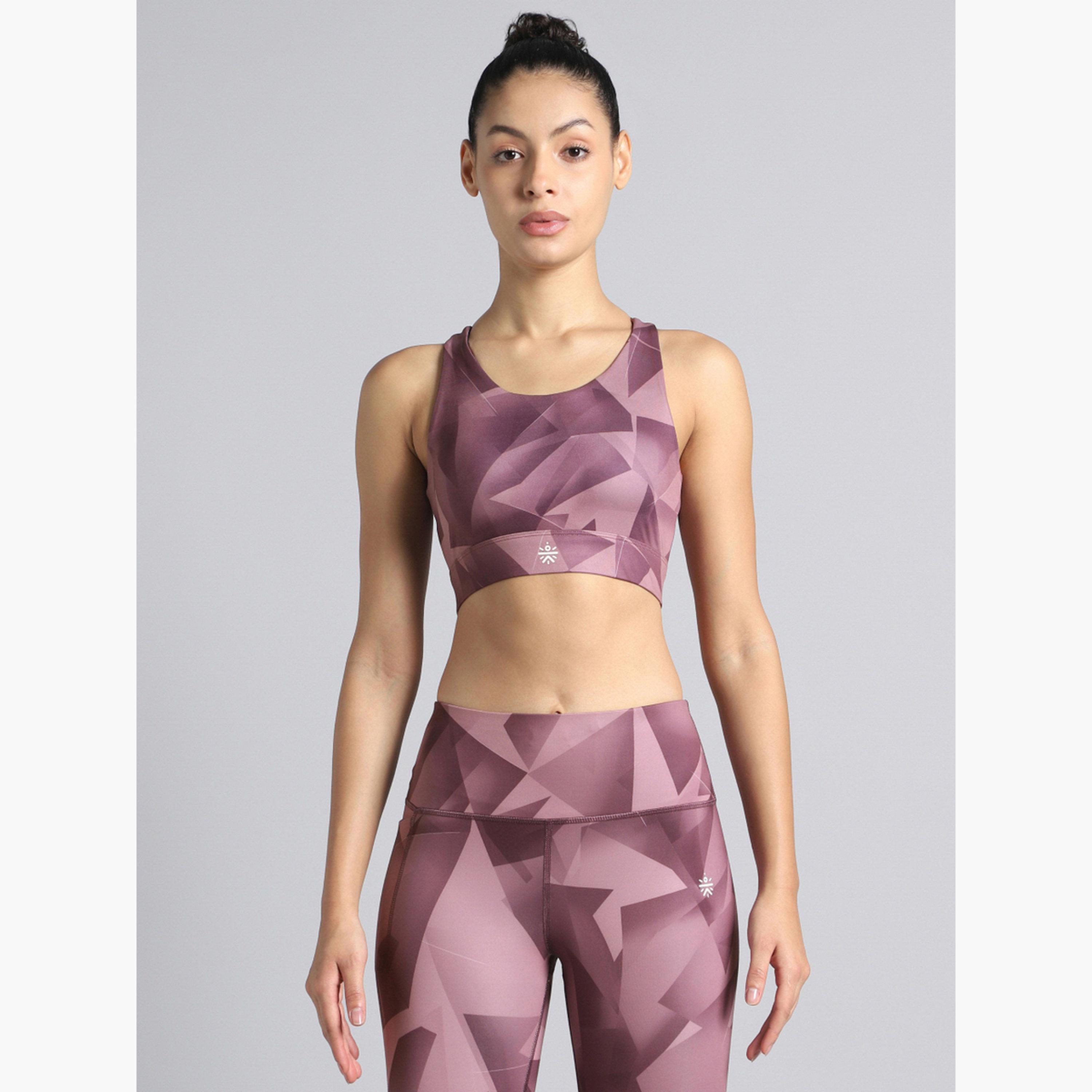Cult X Styli Women Feel The Beat Printed High Support Bra-sports-women-clothing-sportsbras-image-1
