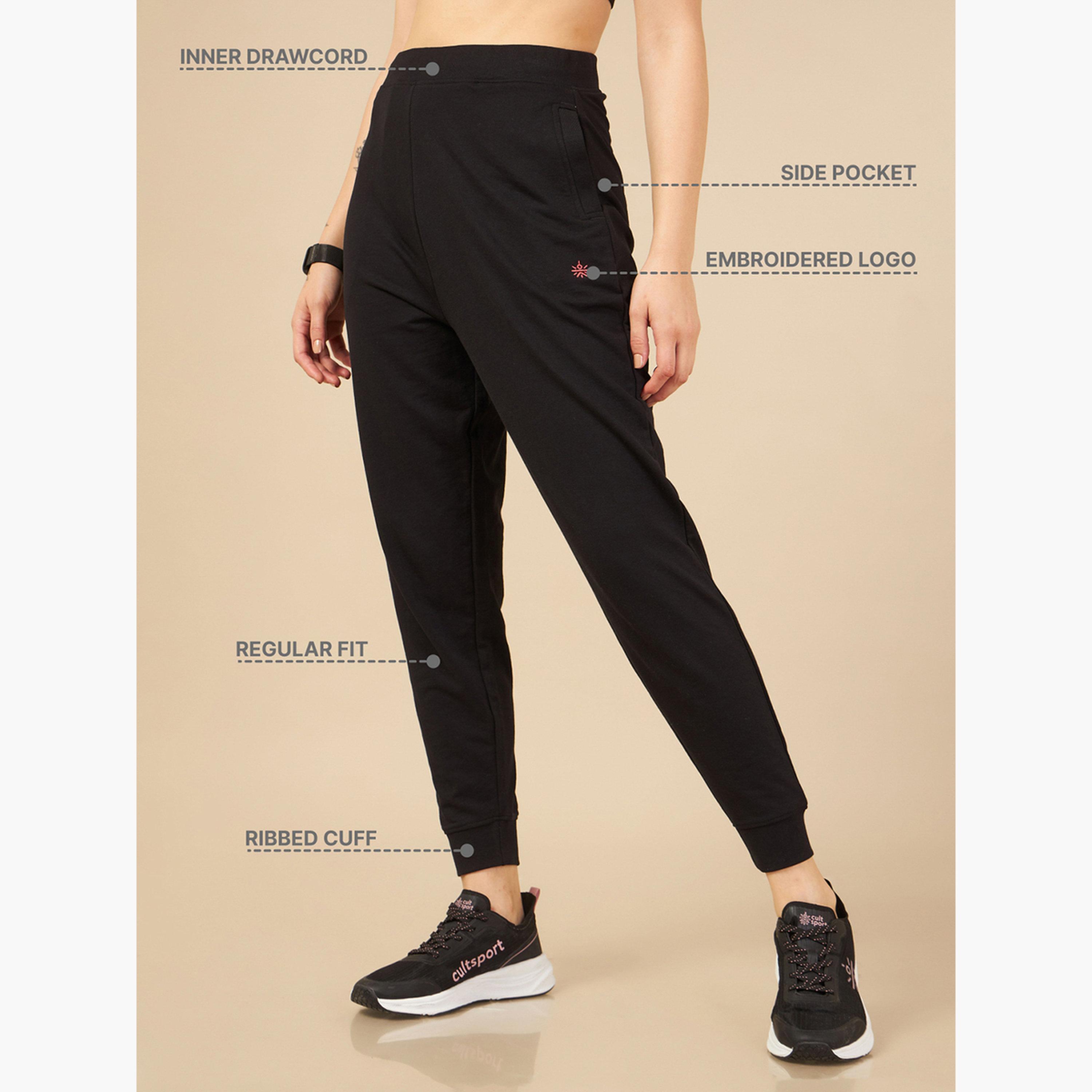 Cult X Styli Women Black Cult Leisure Joggers-women-clothing-bottoms-joggers-image-4