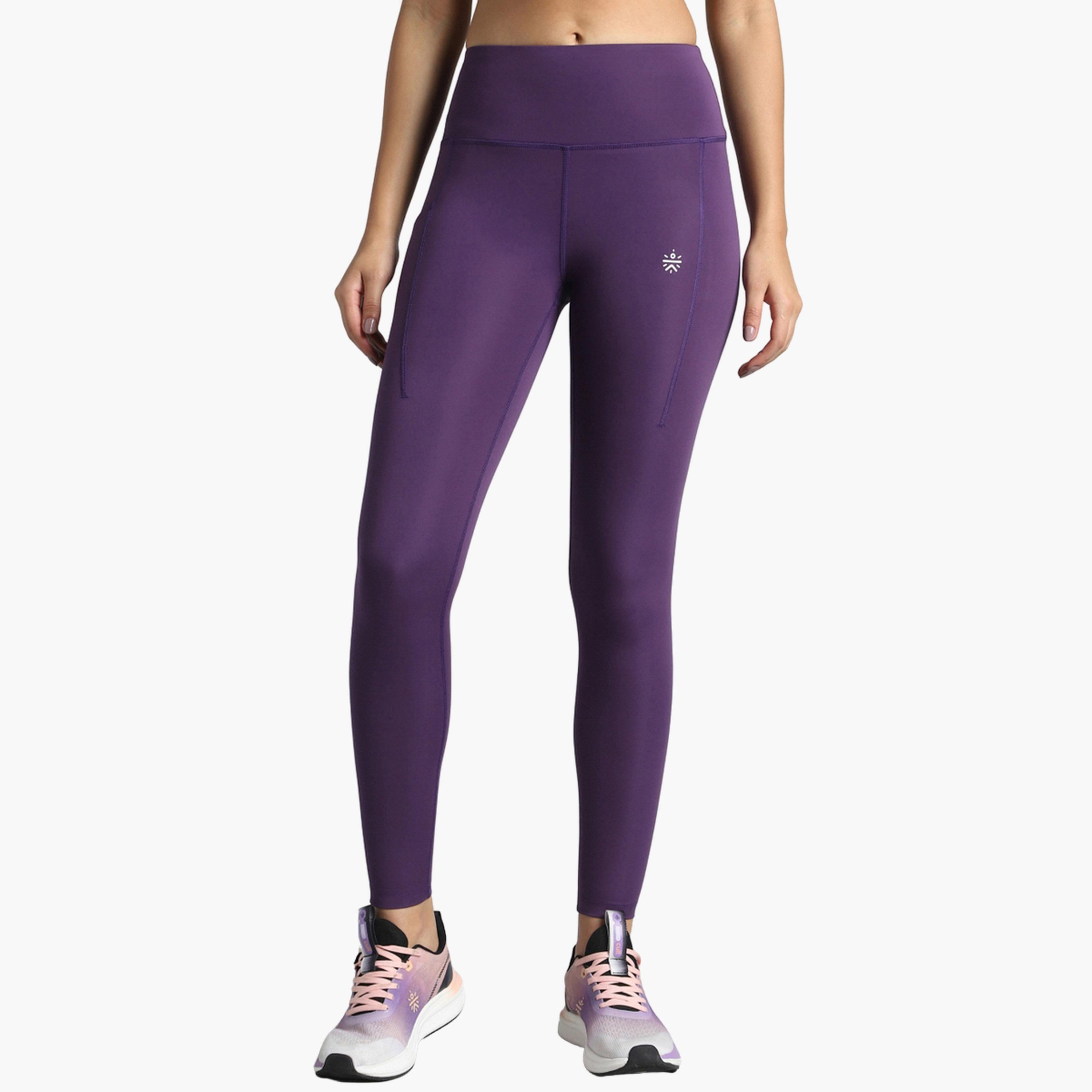 Cult X Styli Women Do It All Purple Performance Leggings-women-clothing-bottoms-leggings-image-1