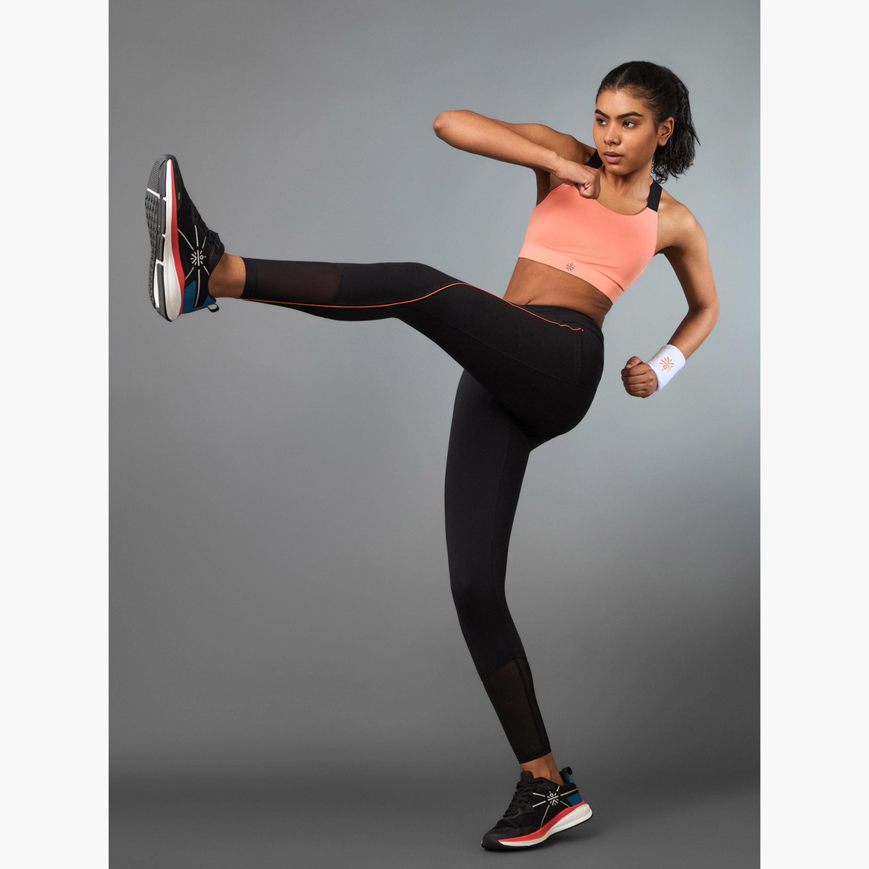 Cult X Styli Women Black Pace Up Running Leggings-women-clothing-sportswearandactivewear-bottoms-leggings-image-3