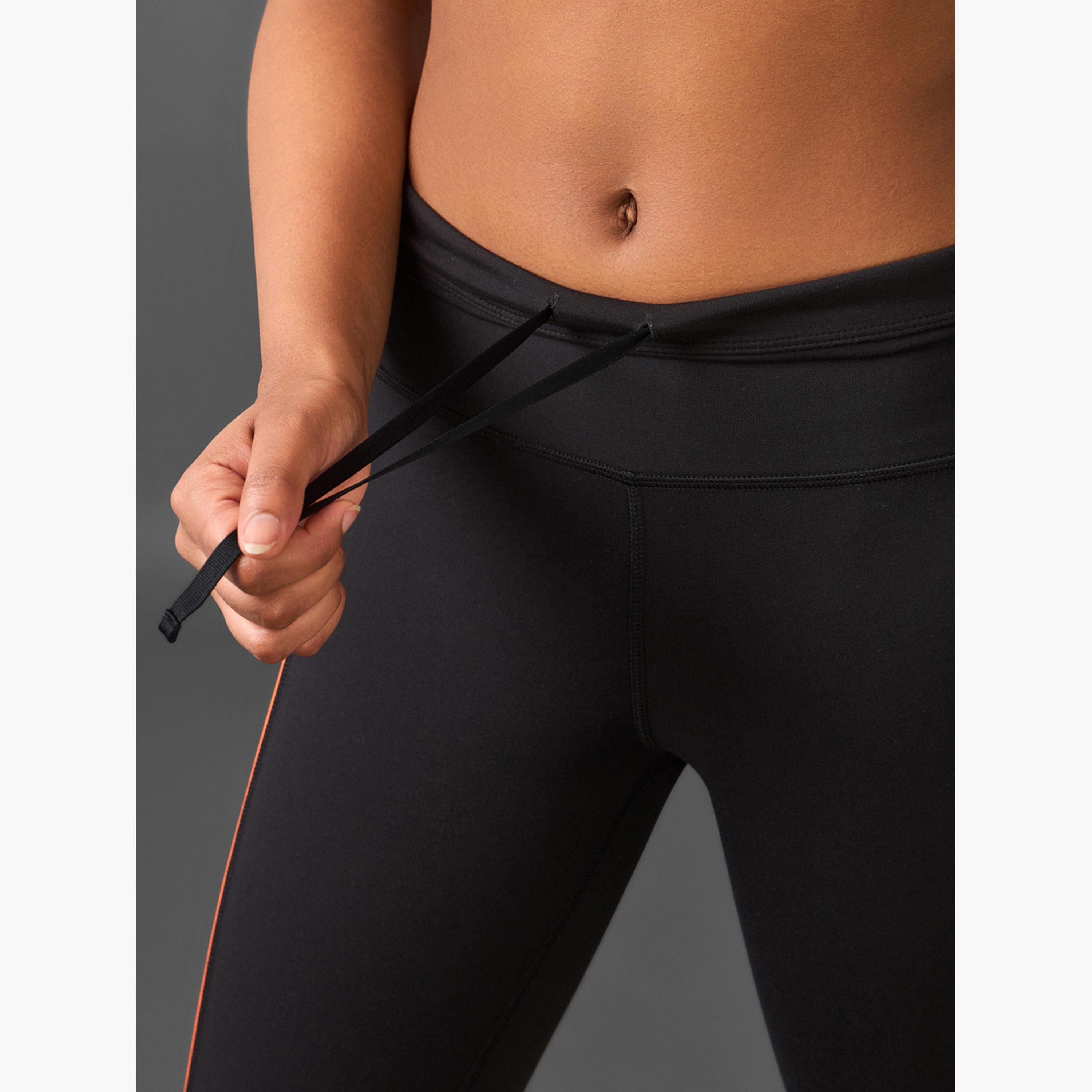 Cult X Styli Women Black Pace Up Running Leggings-women-clothing-sportswearandactivewear-bottoms-leggings-image-4