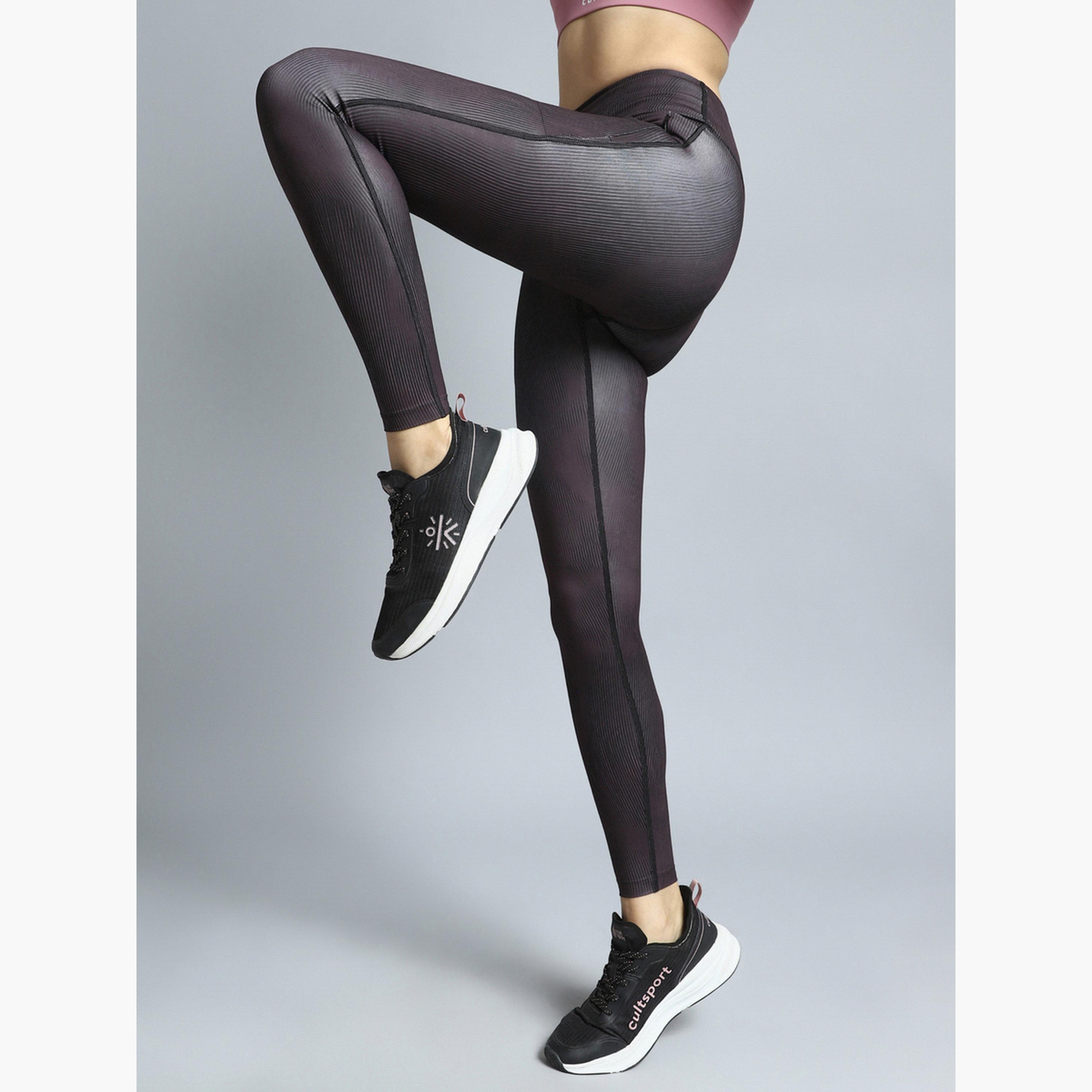 Cult X Styli Women Wine Urban Camo Running Leggings-women-clothing-sportswearandactivewear-bottoms-leggings-image-4