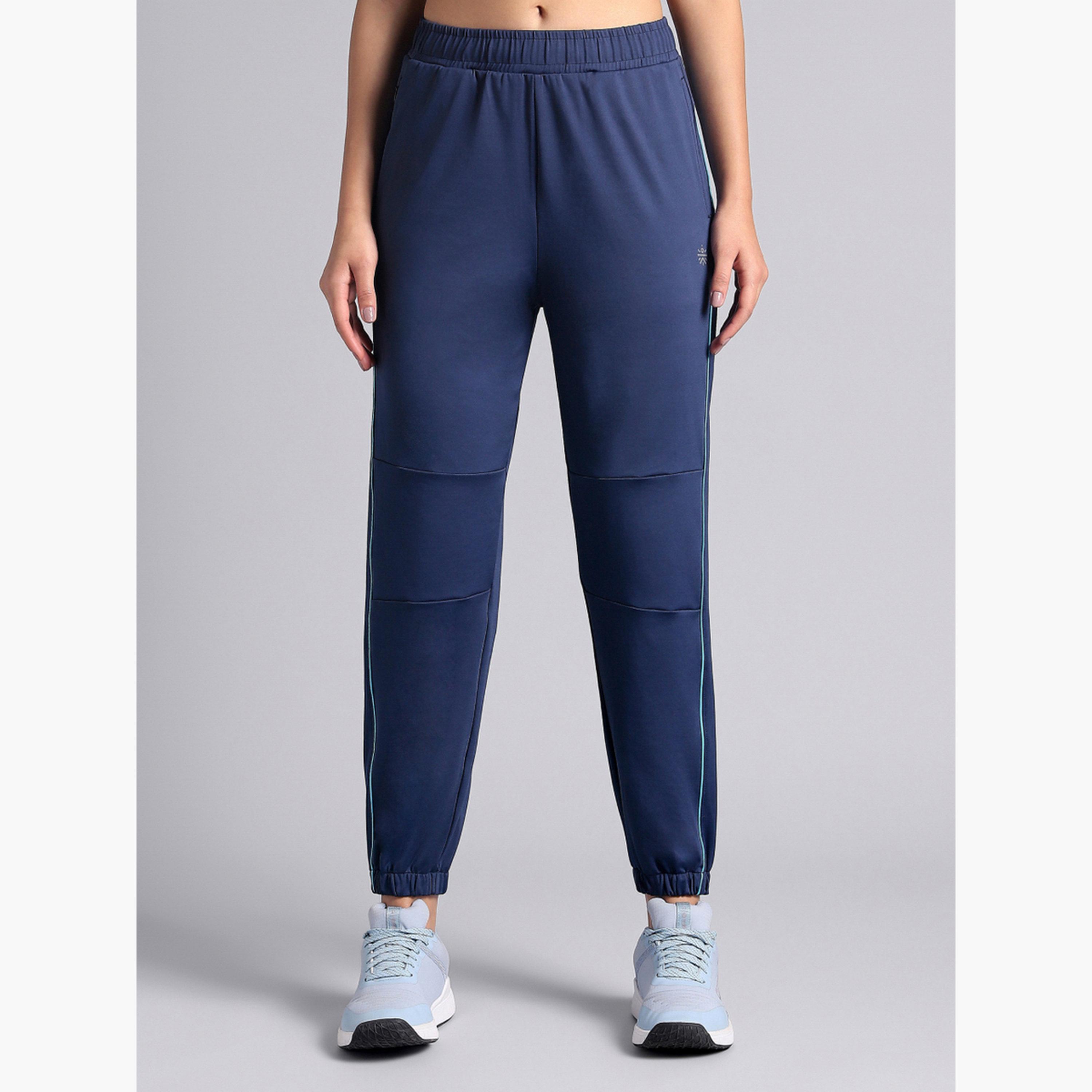 Cult X Styli Women Navy Blue Run Forward Joggers-women-clothing-bottoms-joggers-image-1