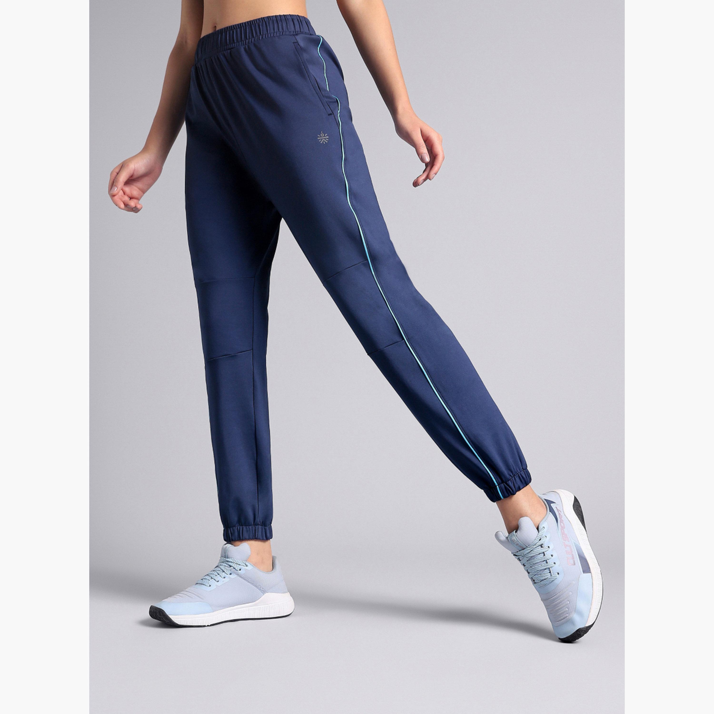 Cult X Styli Women Navy Blue Run Forward Joggers-women-clothing-bottoms-joggers-image-4