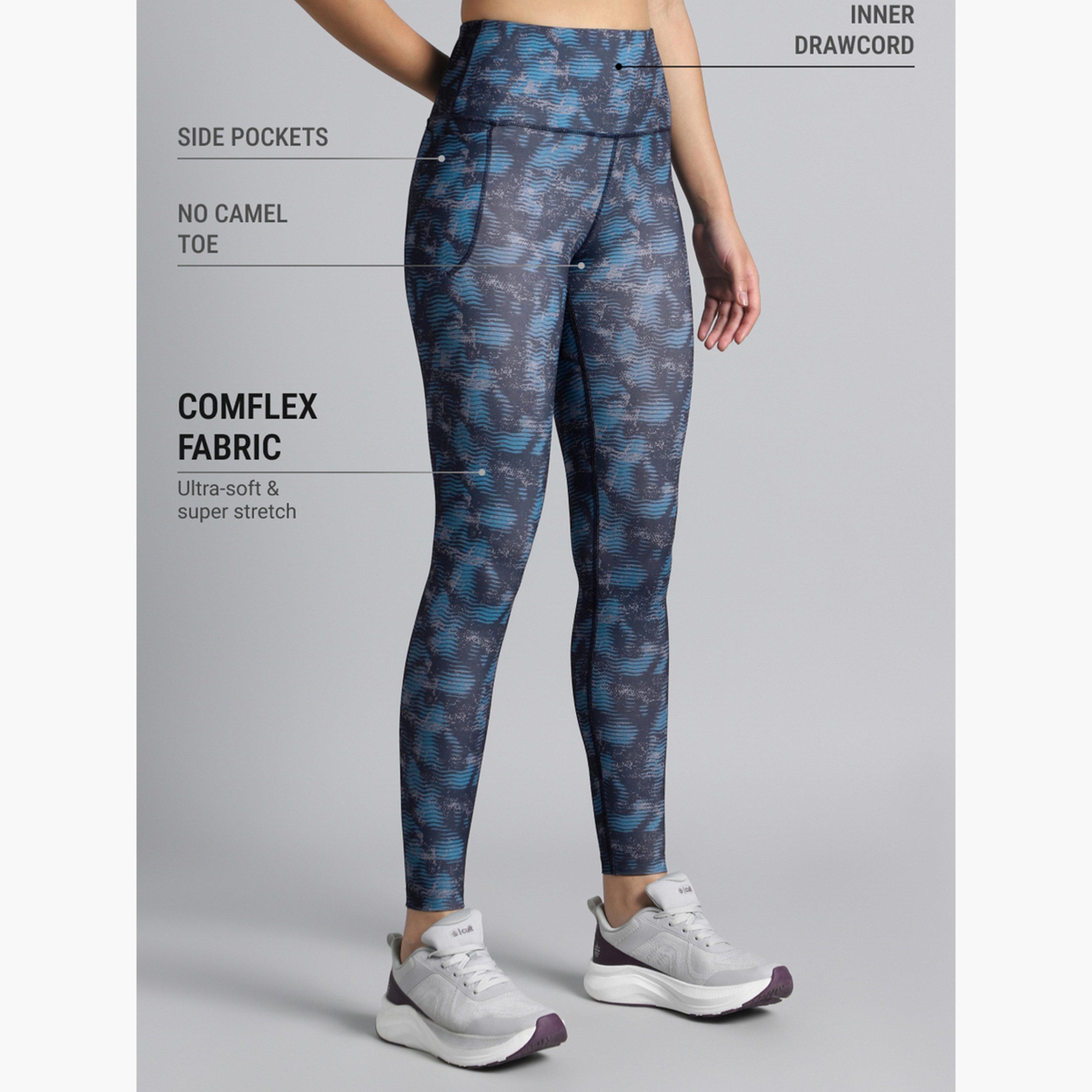 Cult X Styli Women Teal Printed Train All Day Leggings-women-clothing-bottoms-leggings-image-5