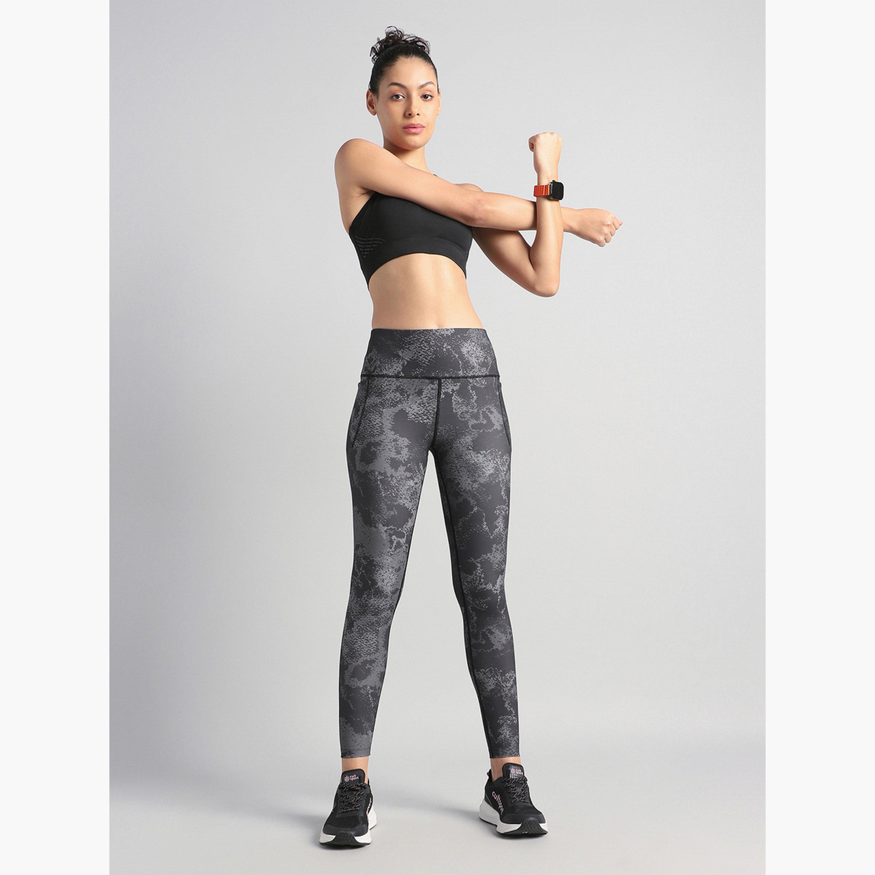 Cult X Styli Women Black Printed Train All Day Leggings-women-clothing-sportswearandactivewear-bottoms-leggings-image-2