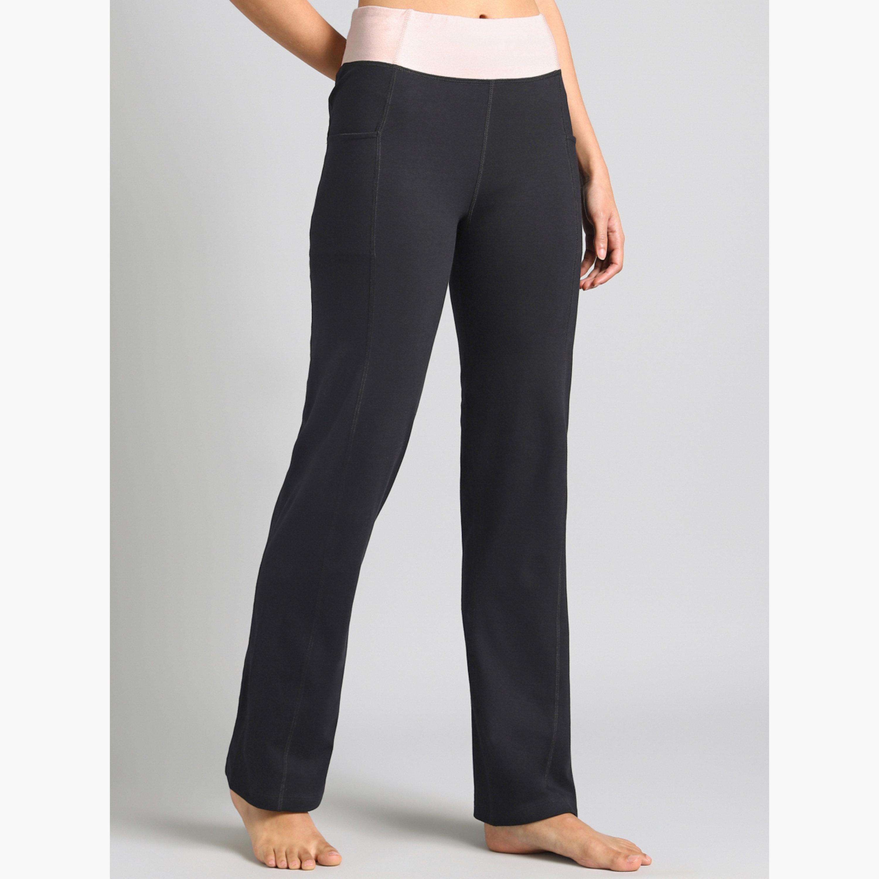 بنطال رياضي لليوغا بقصة مستقيمة-women-clothing-bottoms-joggers-image-4