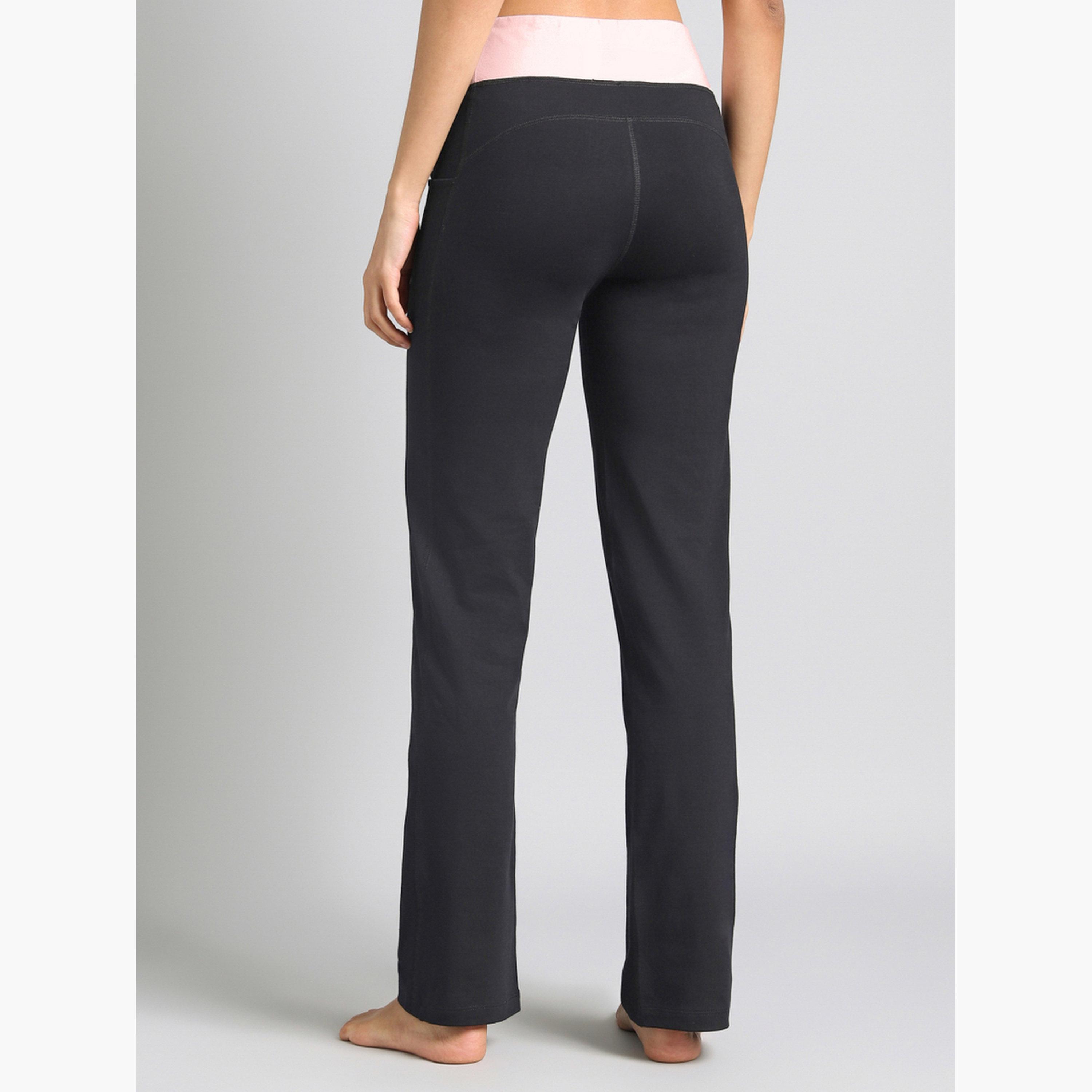 بنطال رياضي لليوغا بقصة مستقيمة-women-clothing-bottoms-joggers-image-6