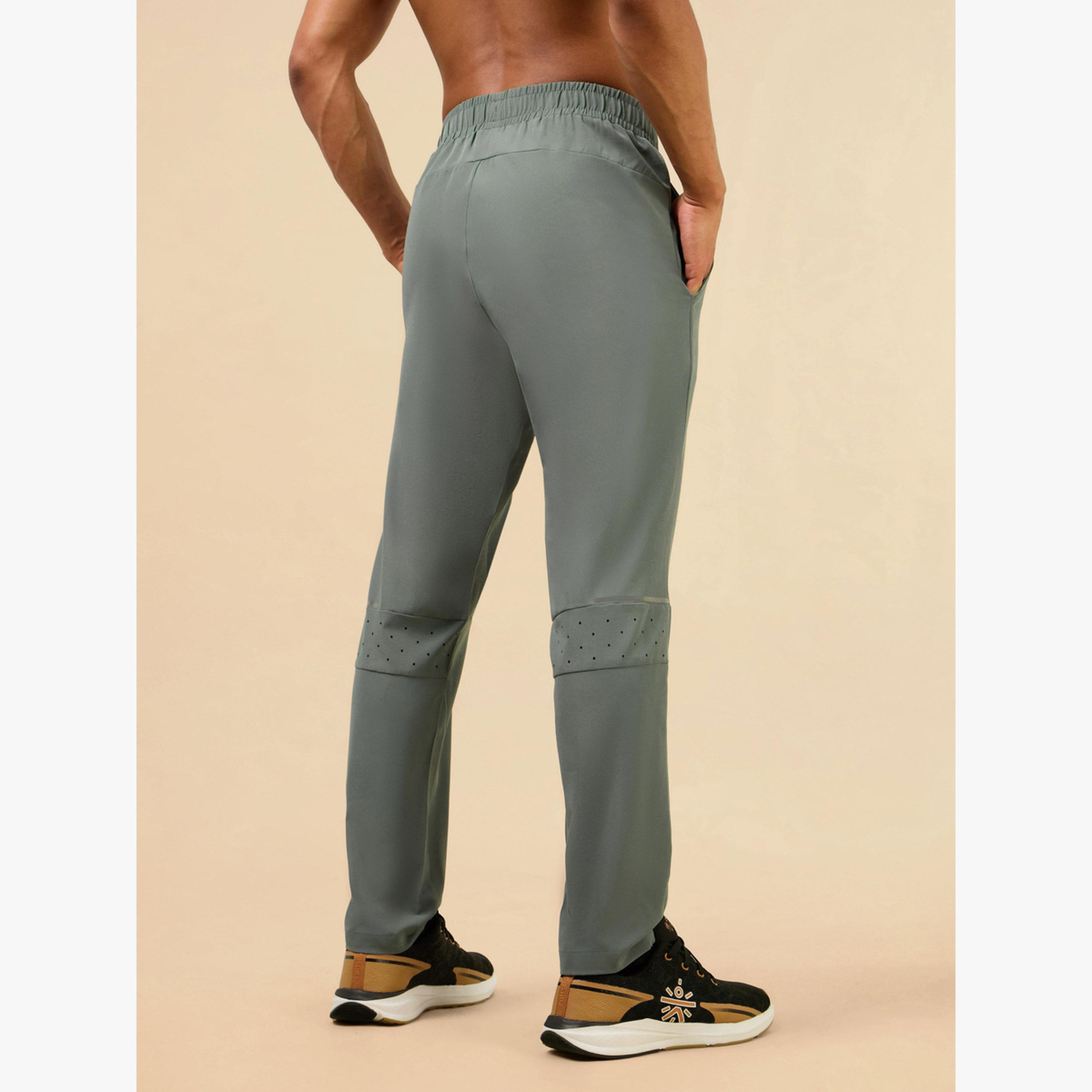 Cult X Styli Men Olive Train Out Premium Track Pants-men-clothing-sportswearandactivewear-bottoms-joggers-image-5