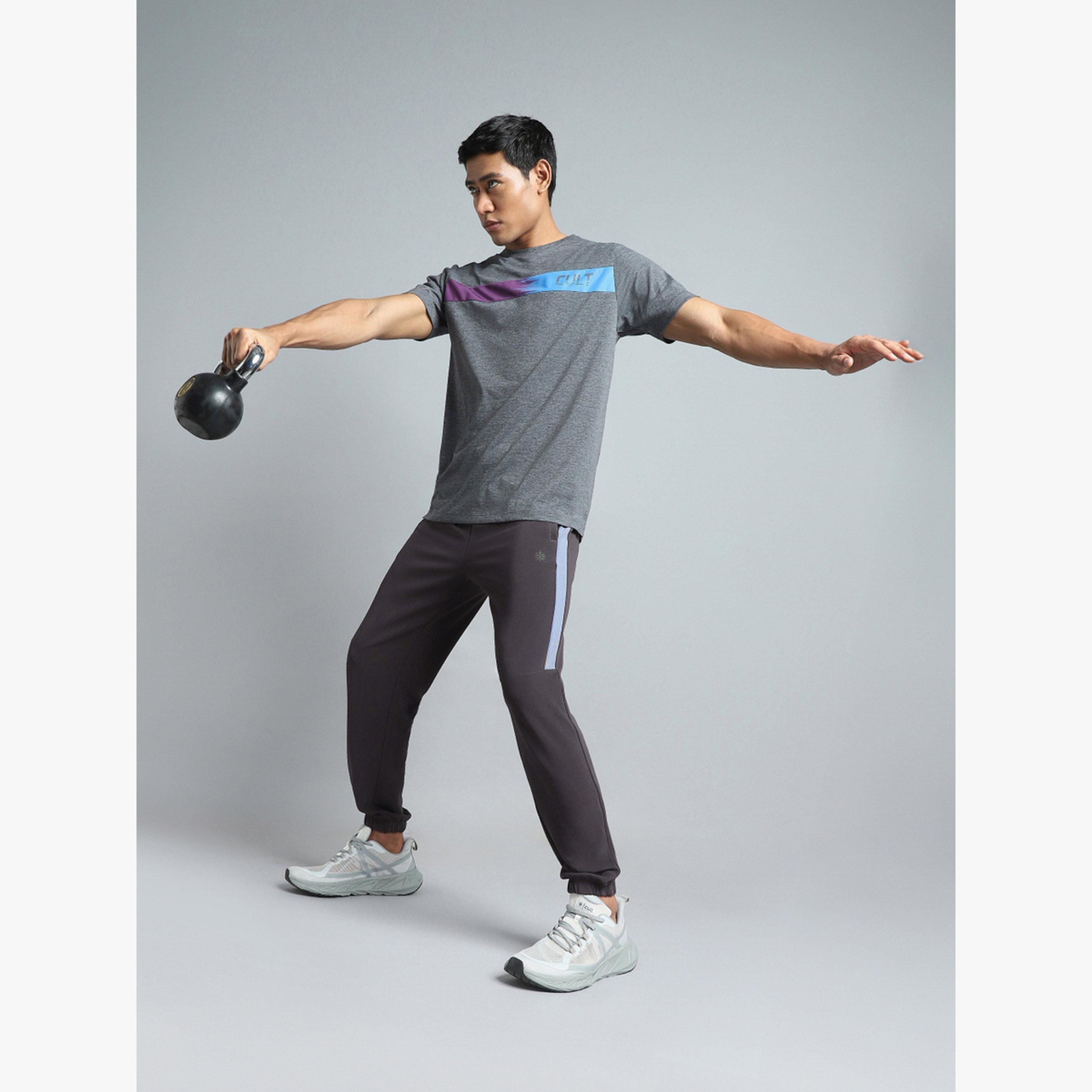 Cult X Styli Men Dark Grey Training Sculpted Joggers-men-clothing-sportswearandactivewear-bottoms-joggers-image-2