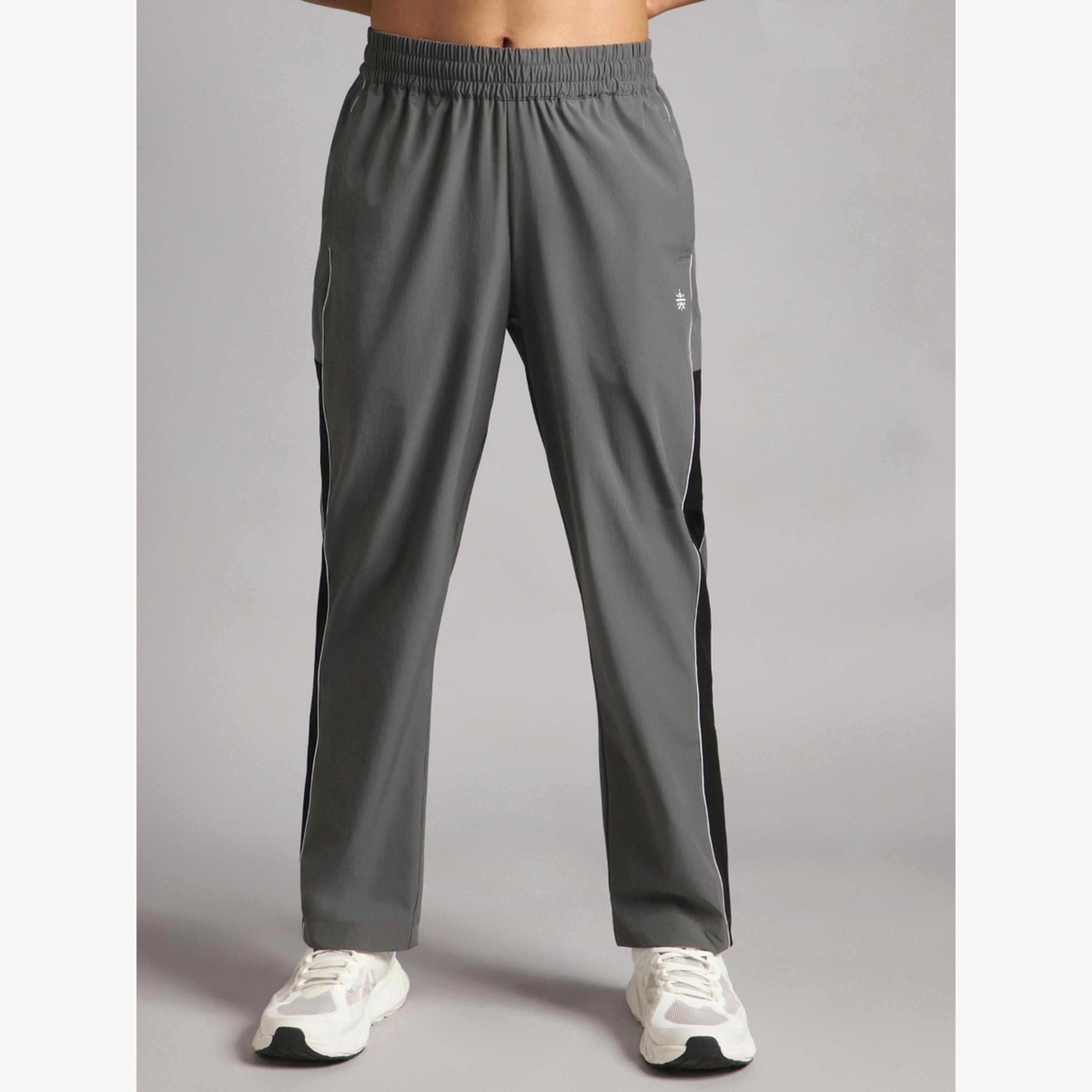 Cult X Styli Men Grey Active Day Out Track Pants-men-clothing-sportswearandactivewear-bottoms-joggers-image-1