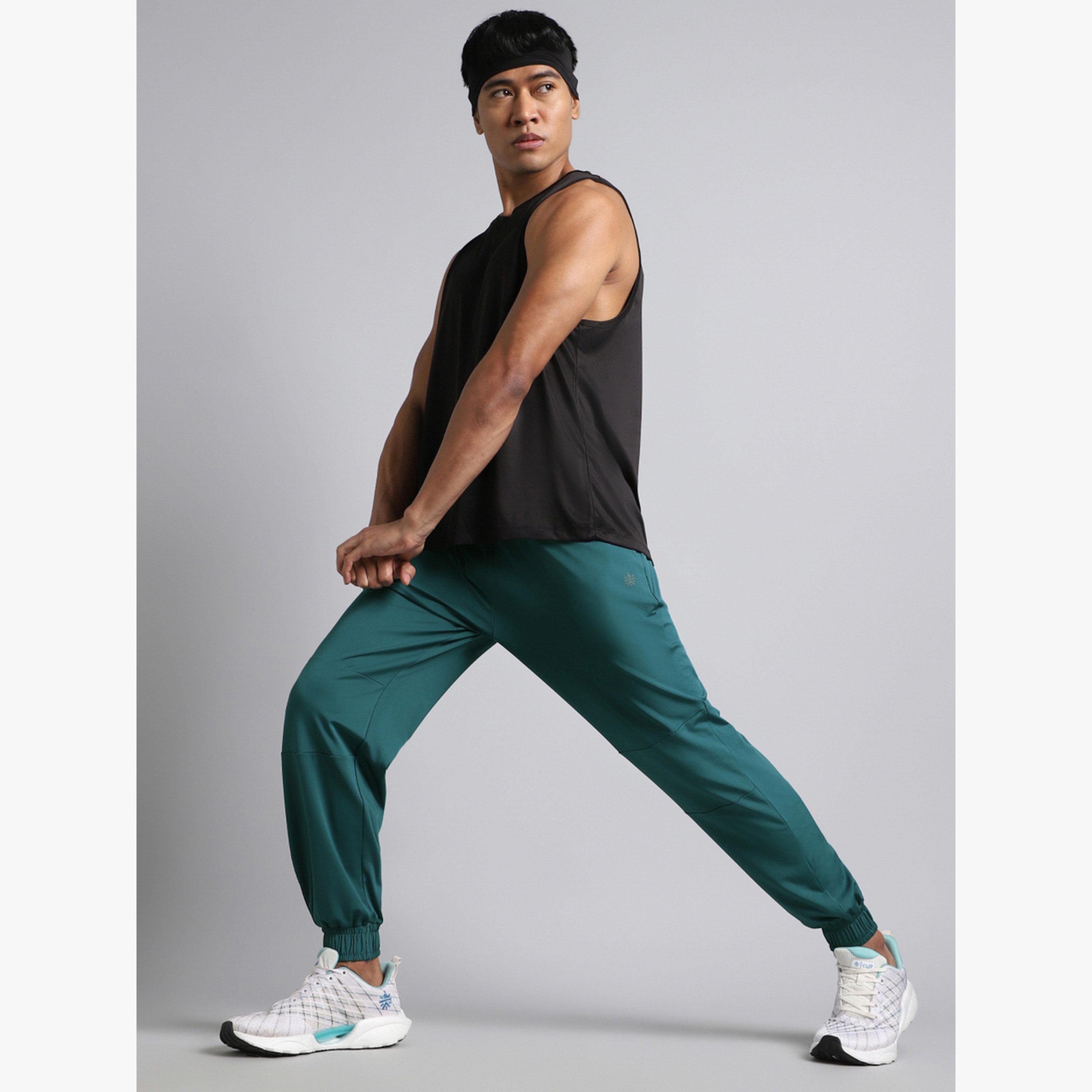 Cult X Styli Men Green Run Forward Joggers-men-clothing-sportswearandactivewear-bottoms-joggers-image-2