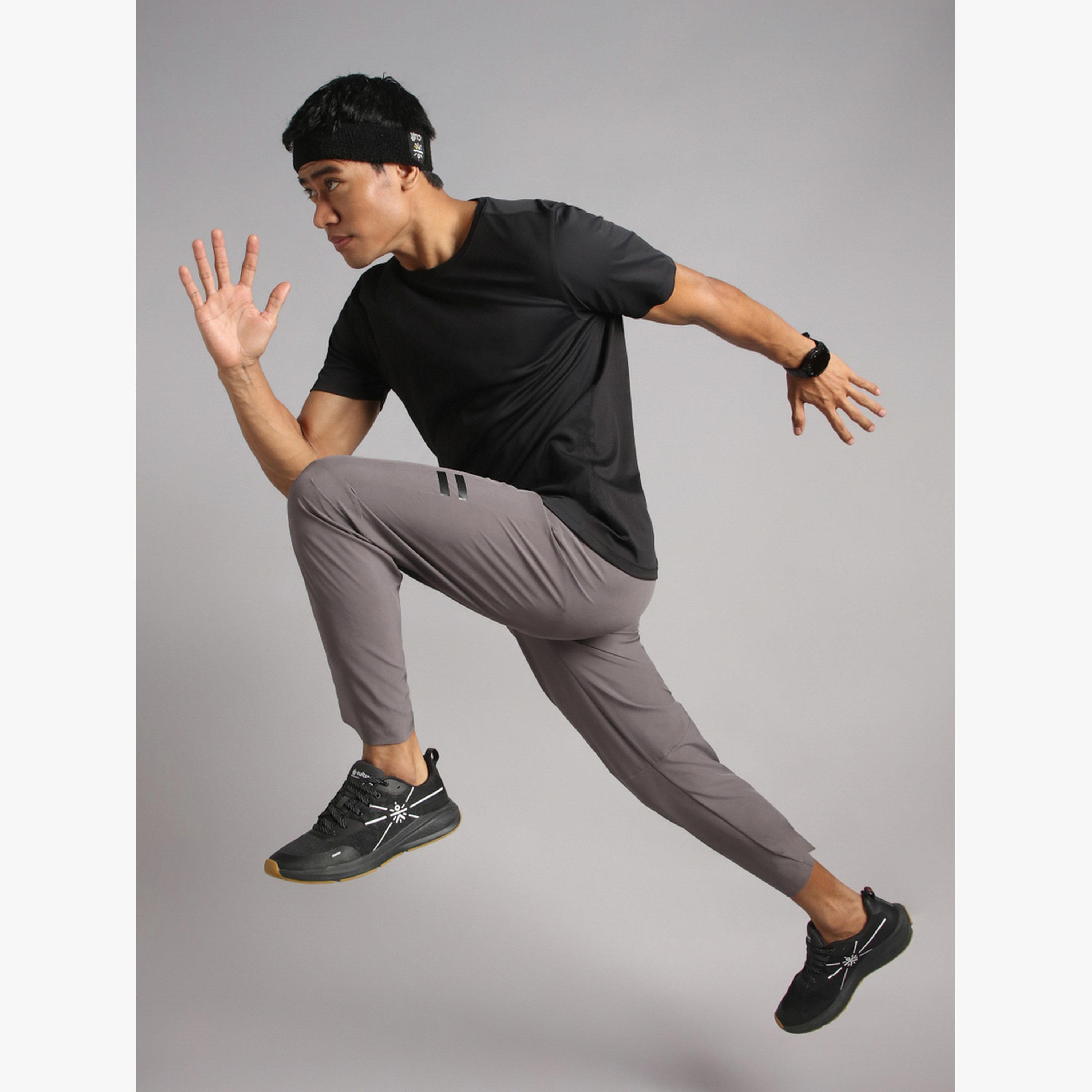 Cult X Styli Men Dark Grey Pacer Running Track Pants-men-clothing-sportswearandactivewear-bottoms-joggers-image-2