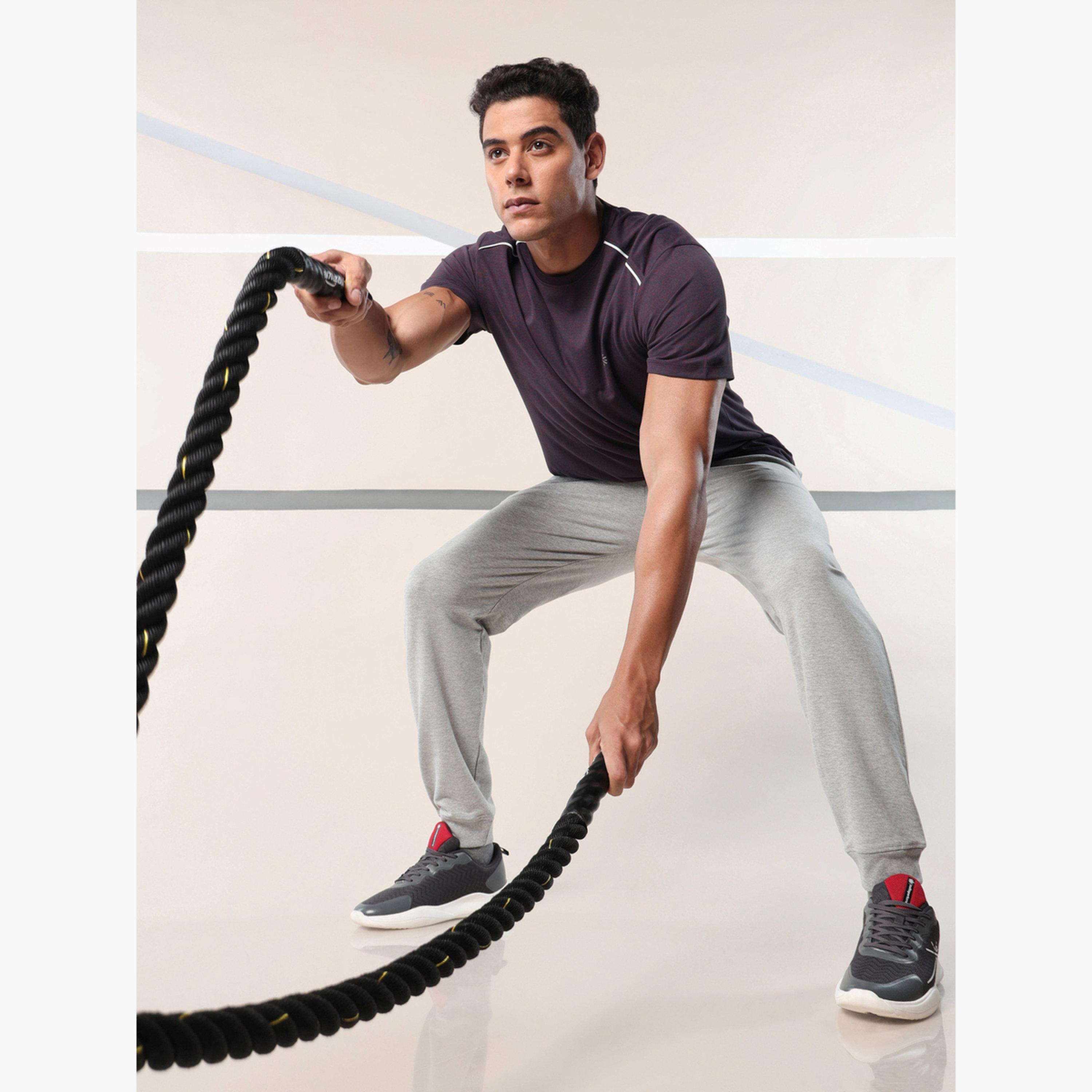 تيشيرت رجالي Move All Day باللون البنفسجي بتقنية Comfortech من Cult X Styli-men-clothing-sportswearandactivewear-tshirtsandpolos-image-3