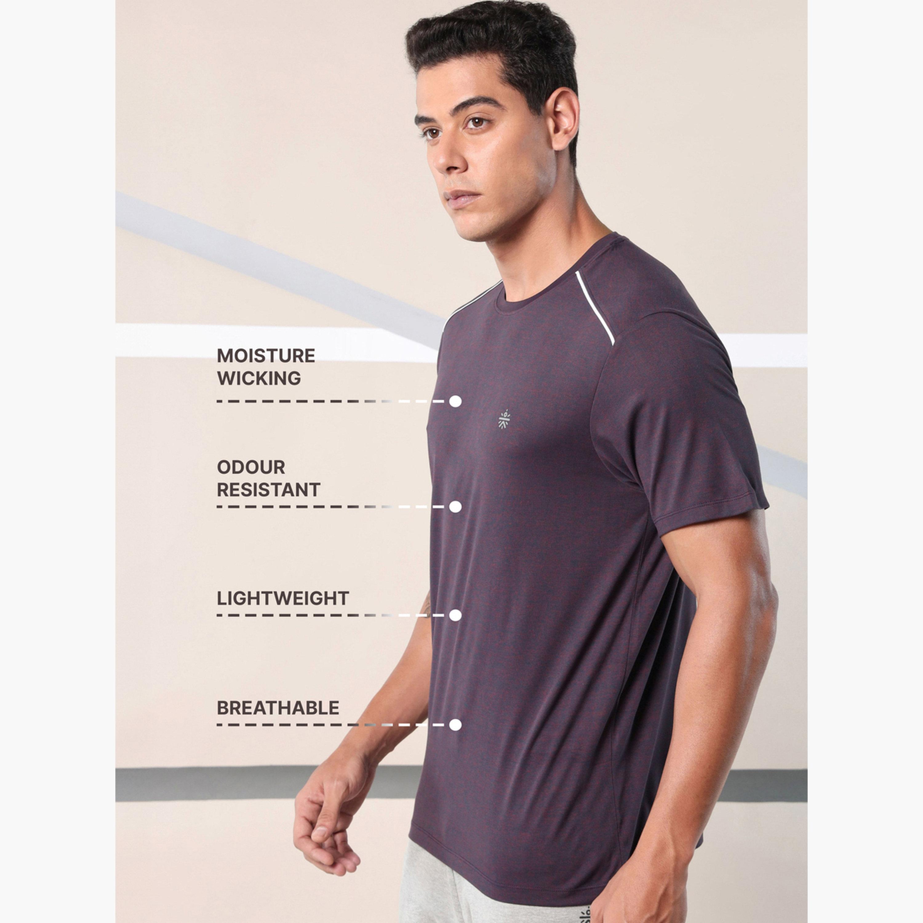 تيشيرت رجالي Move All Day باللون البنفسجي بتقنية Comfortech من Cult X Styli-men-clothing-sportswearandactivewear-tshirtsandpolos-image-5
