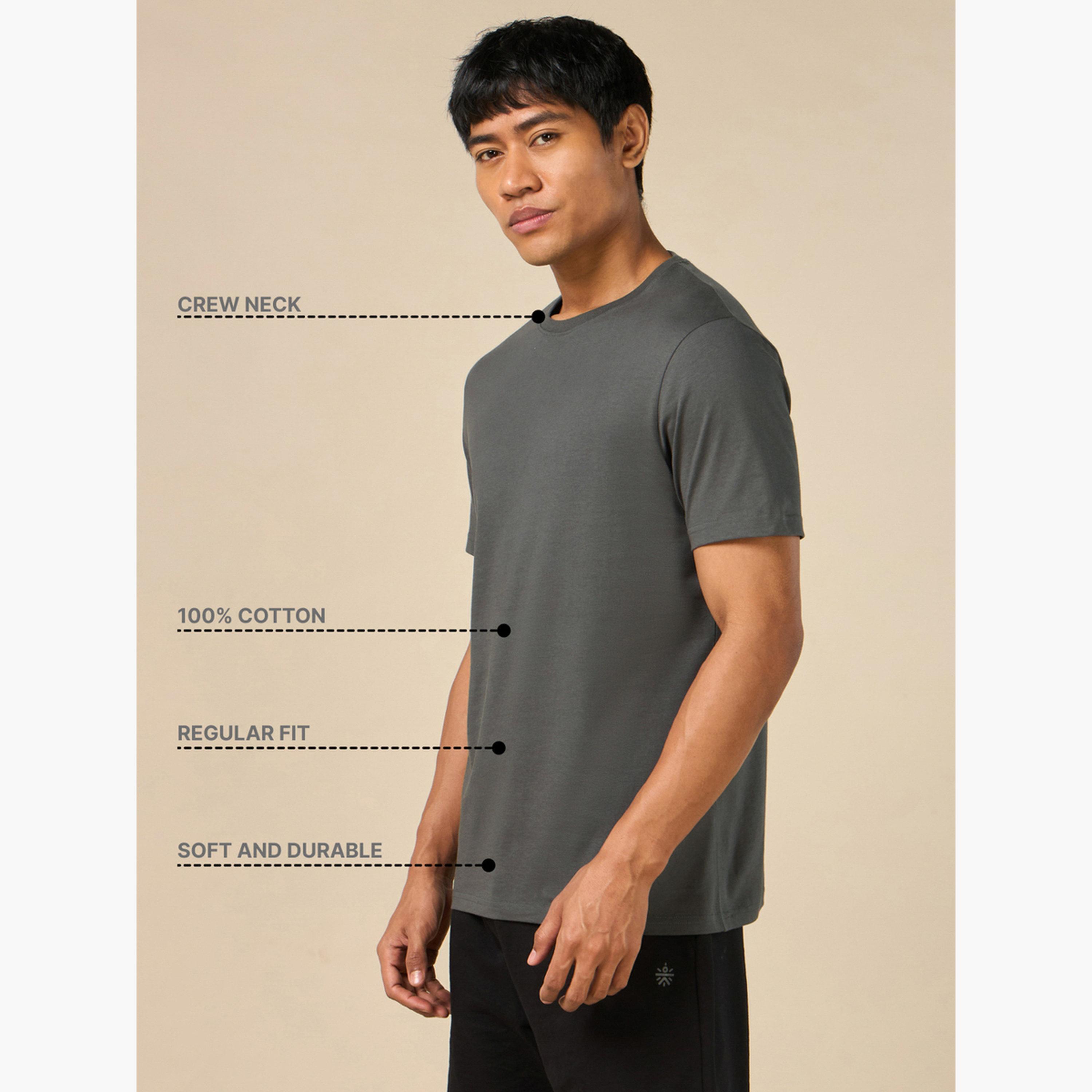 Cult X Styli Pack of 2 - Men Essential Cotton T-Shirt-men-clothing-sportswearandactivewear-tshirtsandpolos-image-6