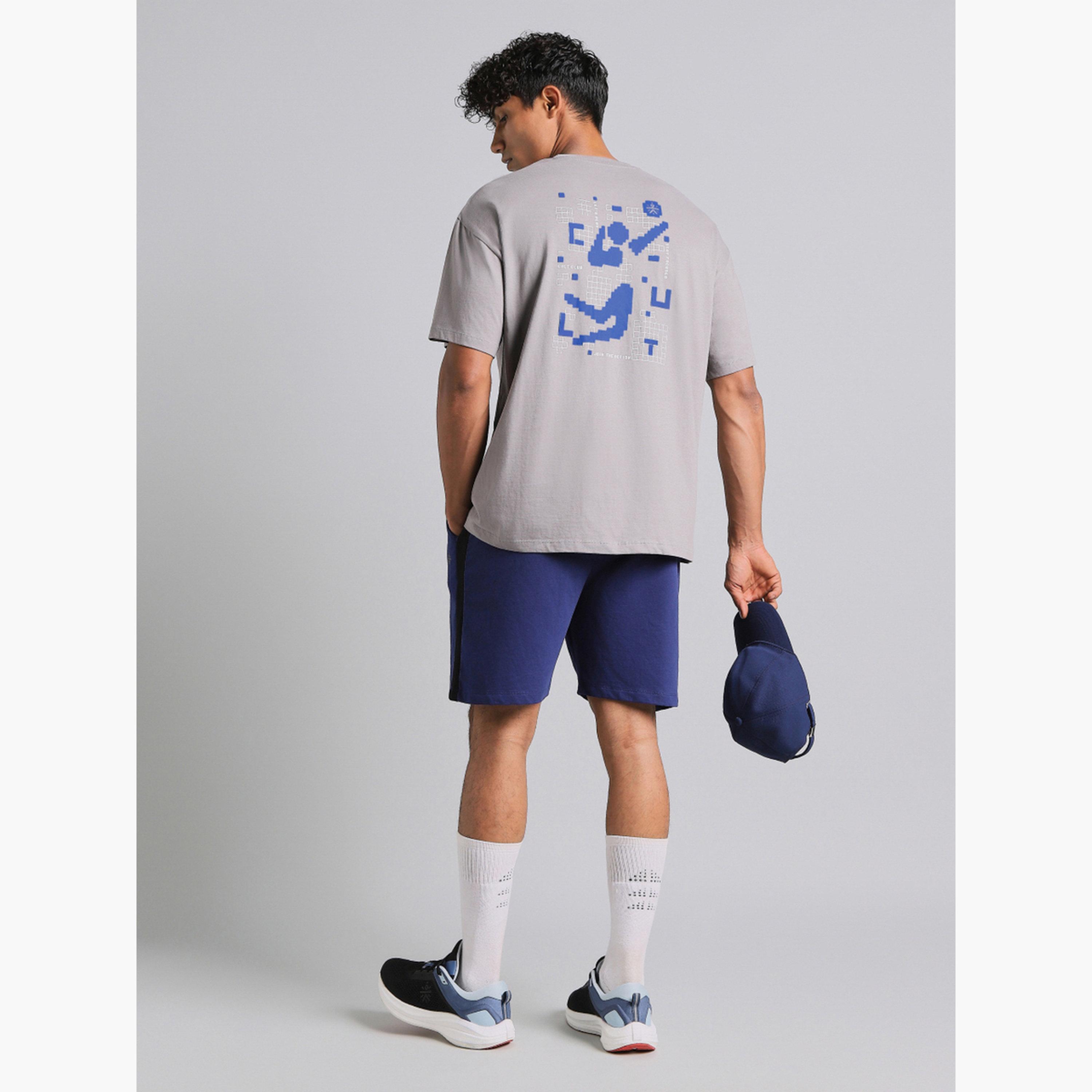 Cult X Styli Men's Grey Cult Power Play Oversized Fit T-shirt-men-clothing-sportswearandactivewear-tshirtsandpolos-image-4