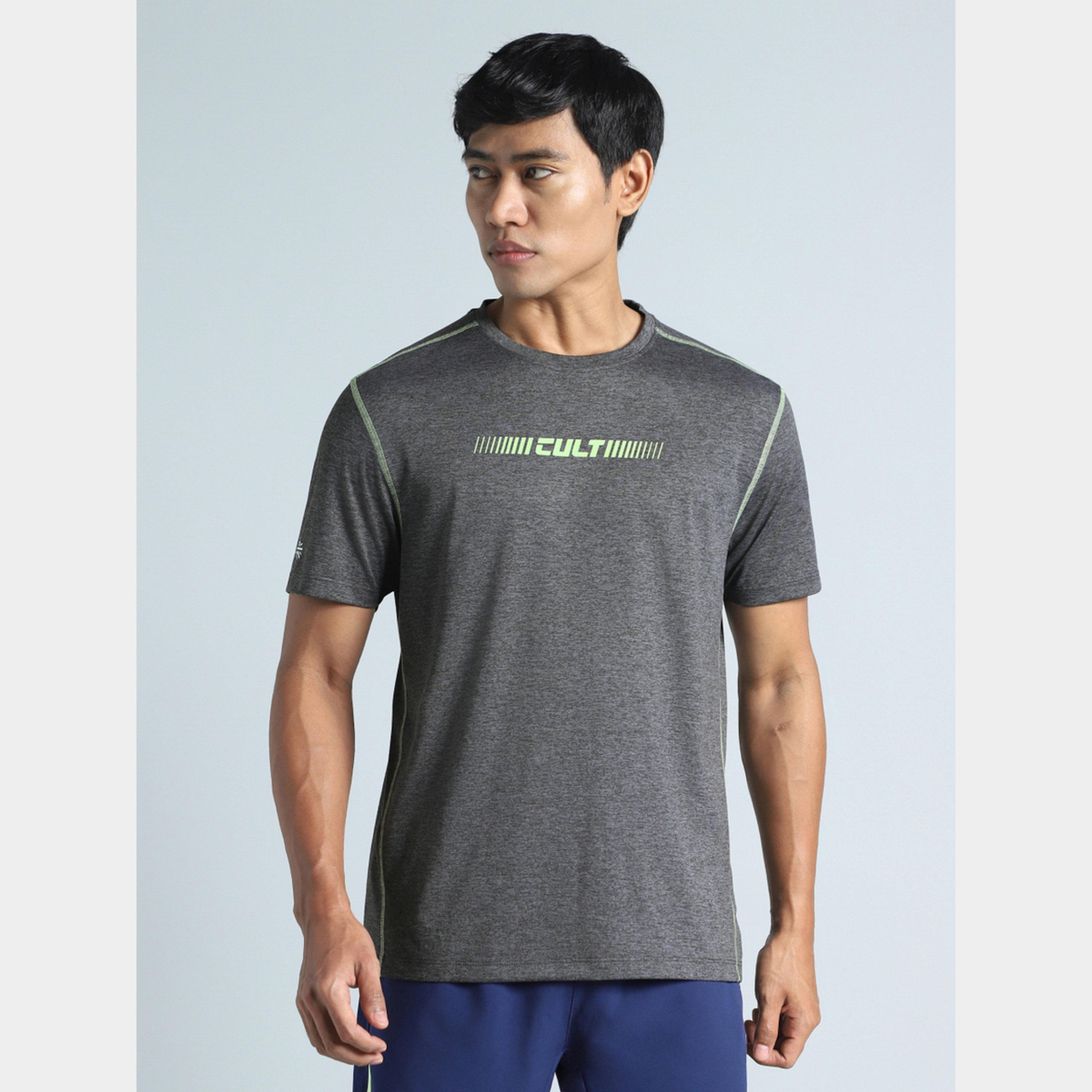 Cult X Styli Men's Dark GreyTraining HIIT COMFORtech T-shirt-men-clothing-sportswearandactivewear-tshirtsandpolos-image-1