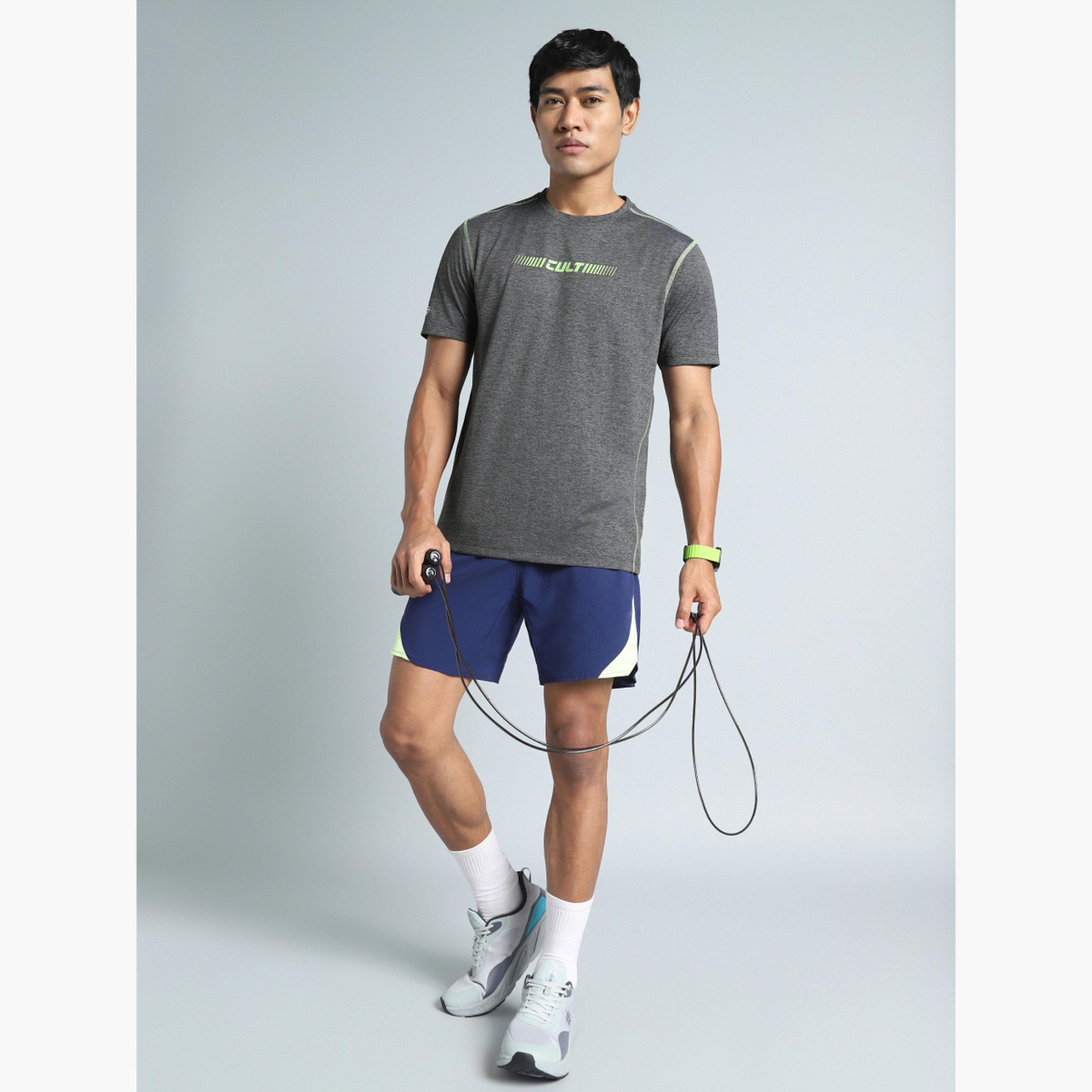 Cult X Styli Men's Dark GreyTraining HIIT COMFORtech T-shirt-men-clothing-sportswearandactivewear-tshirtsandpolos-image-4