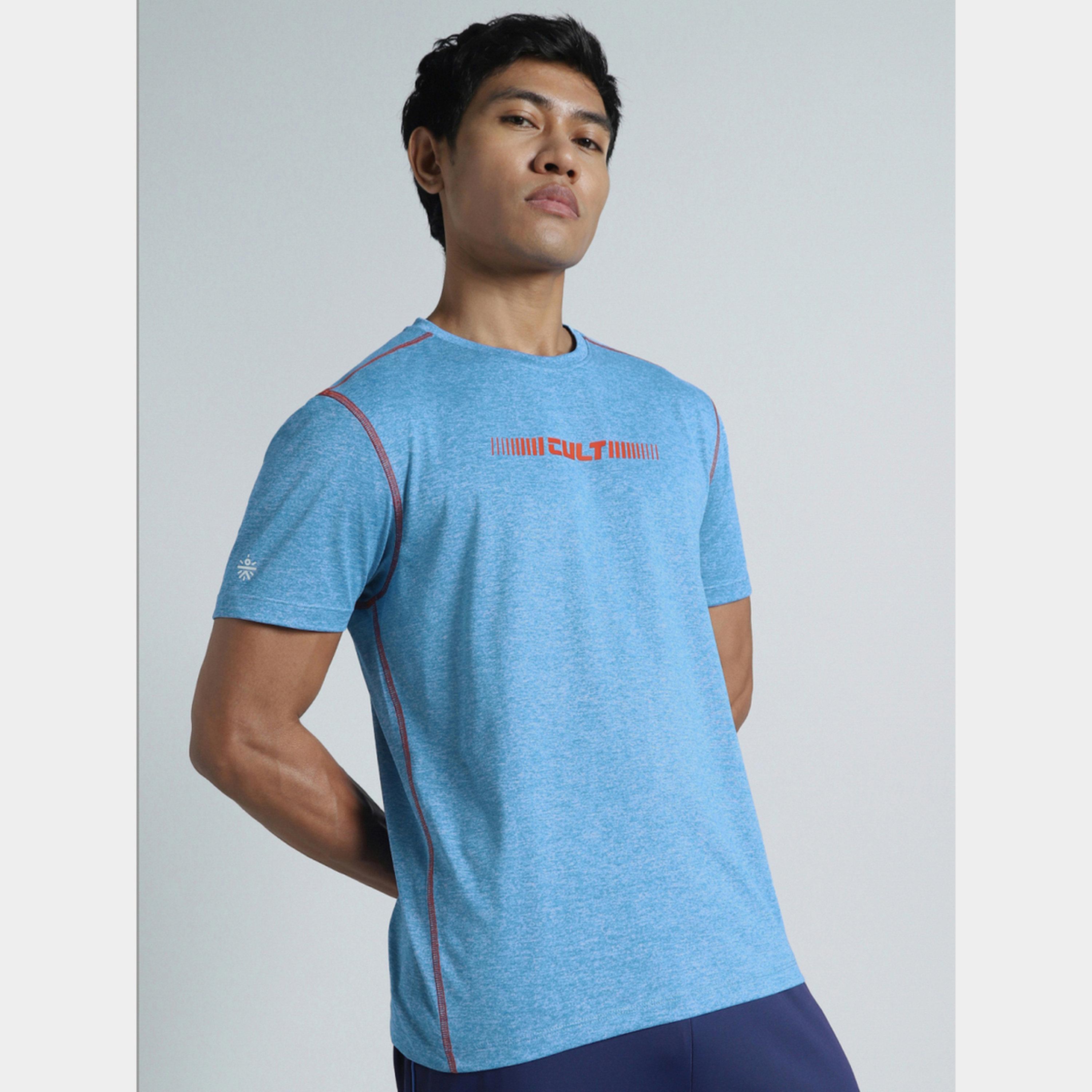 Cult X Styli Men's Blue Training HIIT COMFORtech T-shirt-men-clothing-sportswearandactivewear-tshirtsandpolos-image-1