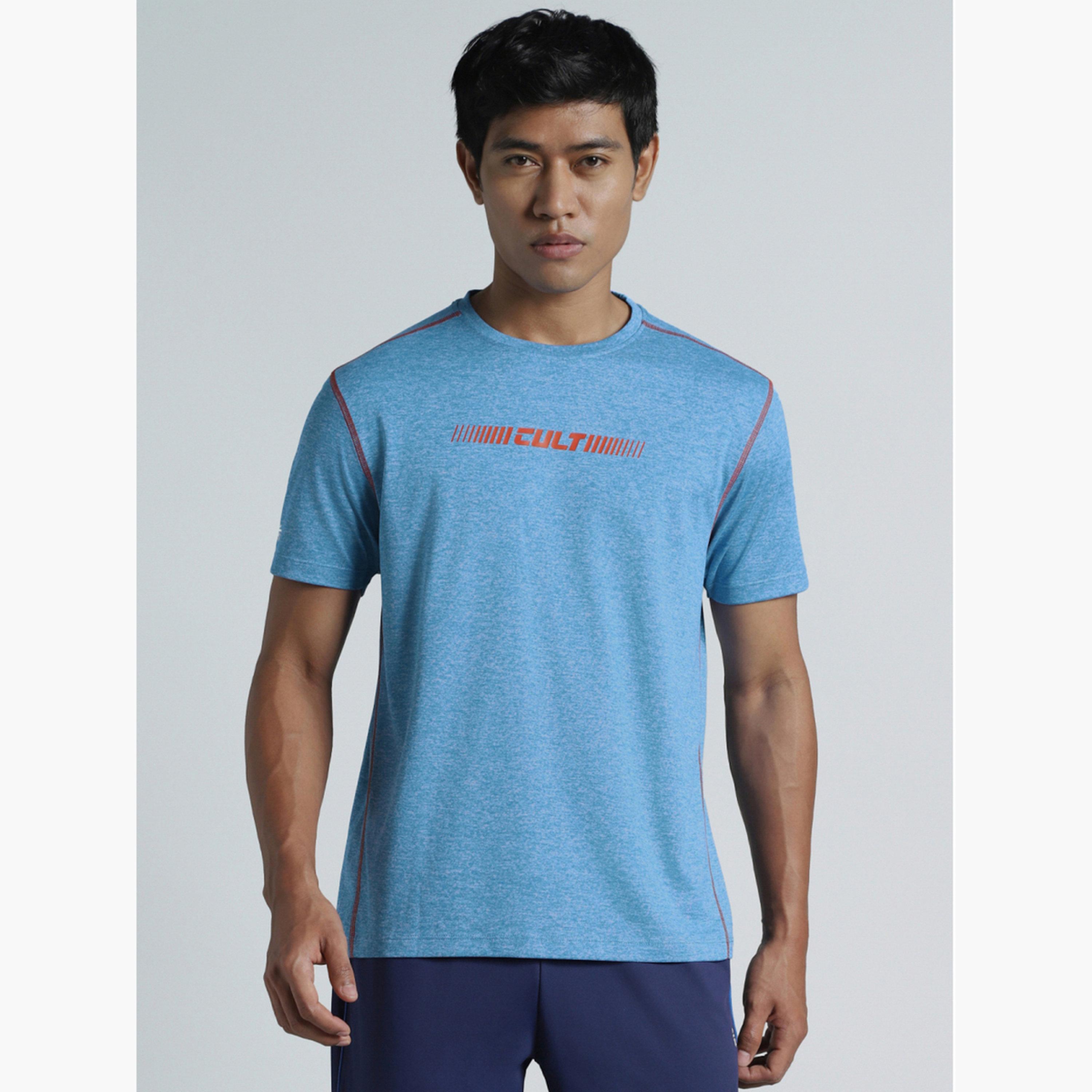 Cult X Styli Men's Blue Training HIIT COMFORtech T-shirt-men-clothing-sportswearandactivewear-tshirtsandpolos-image-5