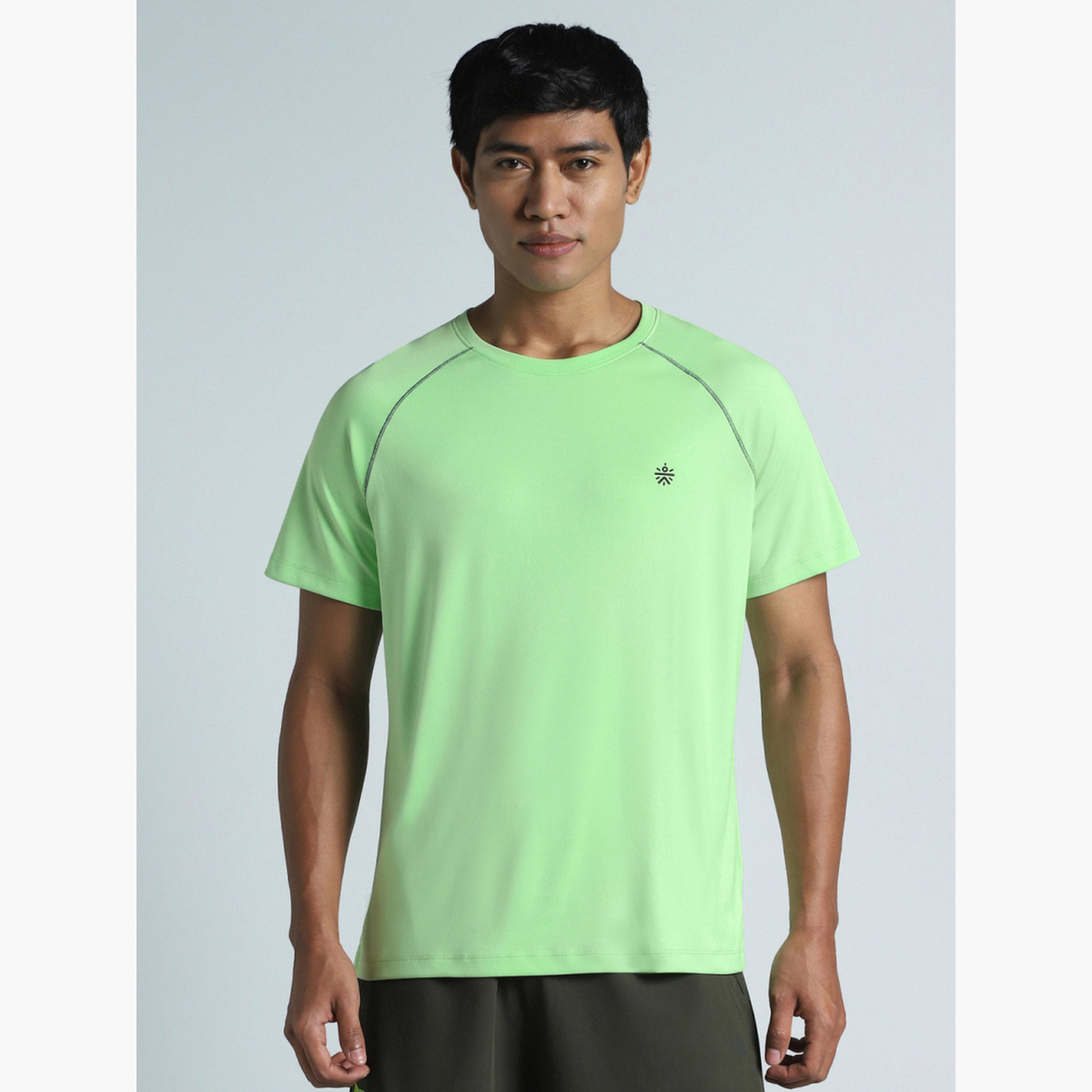 Cult X Styli Men's Lime All Day Active Recycled Poly Performance T-shirt-men-clothing-sportswearandactivewear-tshirtsandpolos-image-1