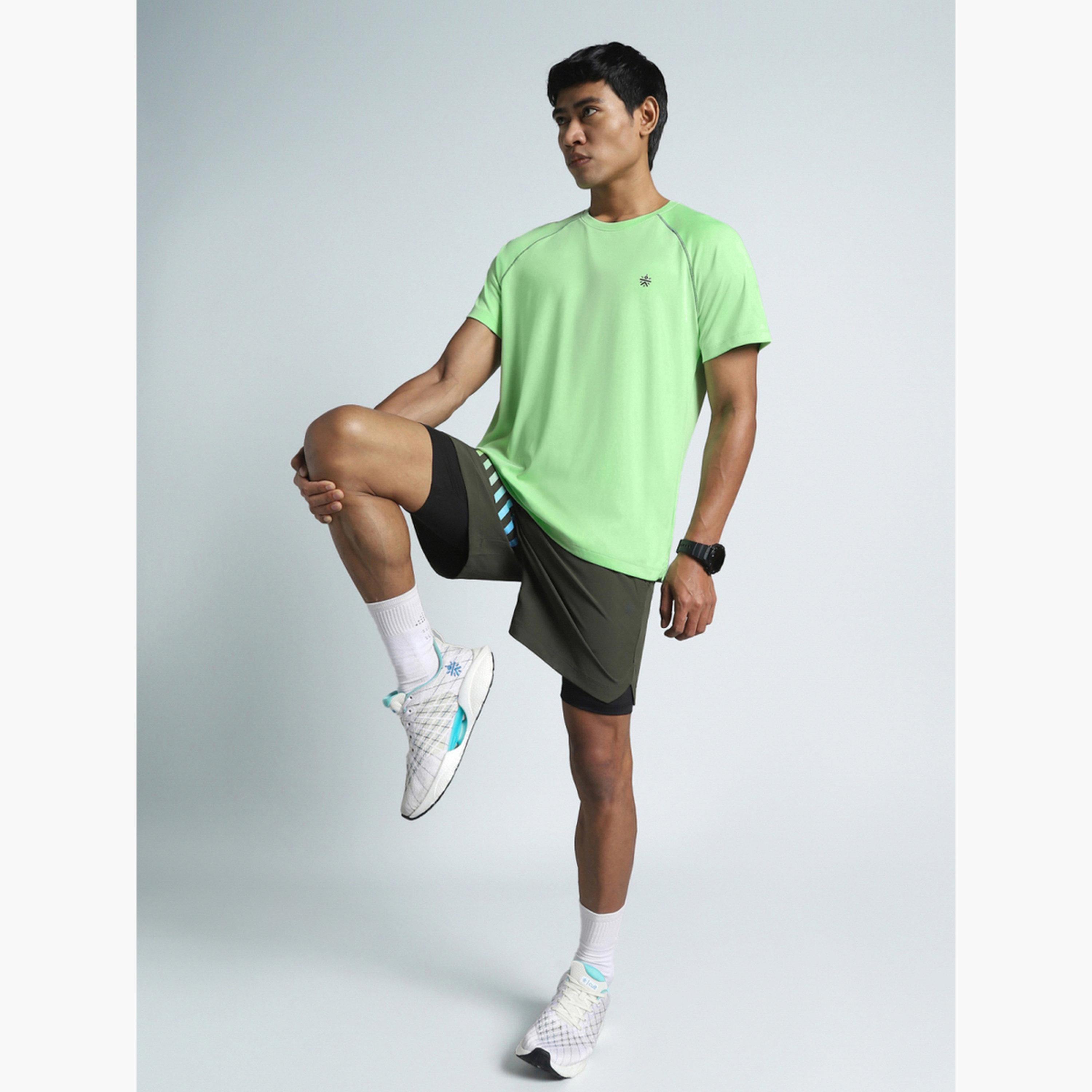Cult X Styli Men's Lime All Day Active Recycled Poly Performance T-shirt-men-clothing-sportswearandactivewear-tshirtsandpolos-image-3