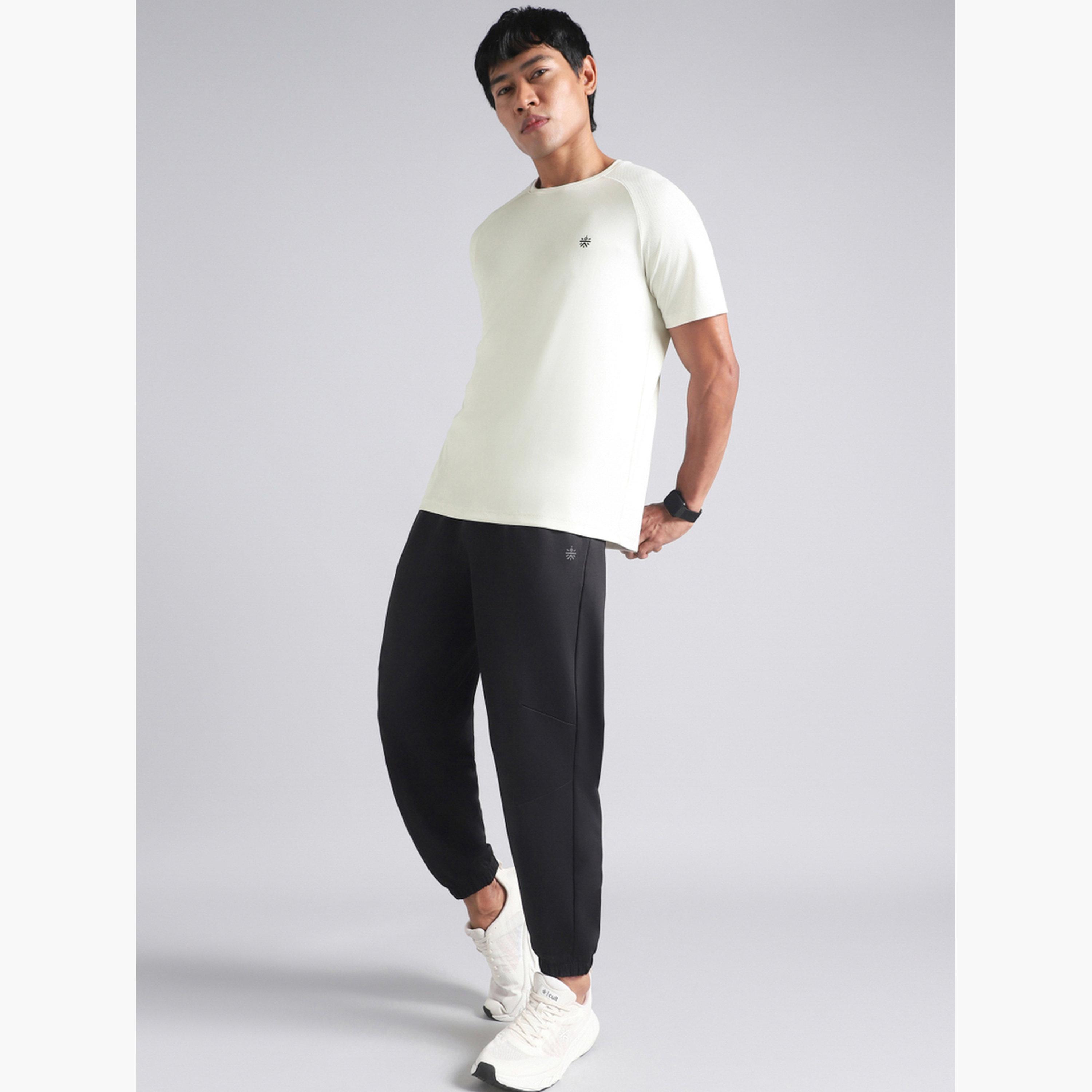 Cult X Styli Men's Off White Training Essential Recycled Poly T-shirt-men-clothing-sportswearandactivewear-tshirtsandpolos-image-2