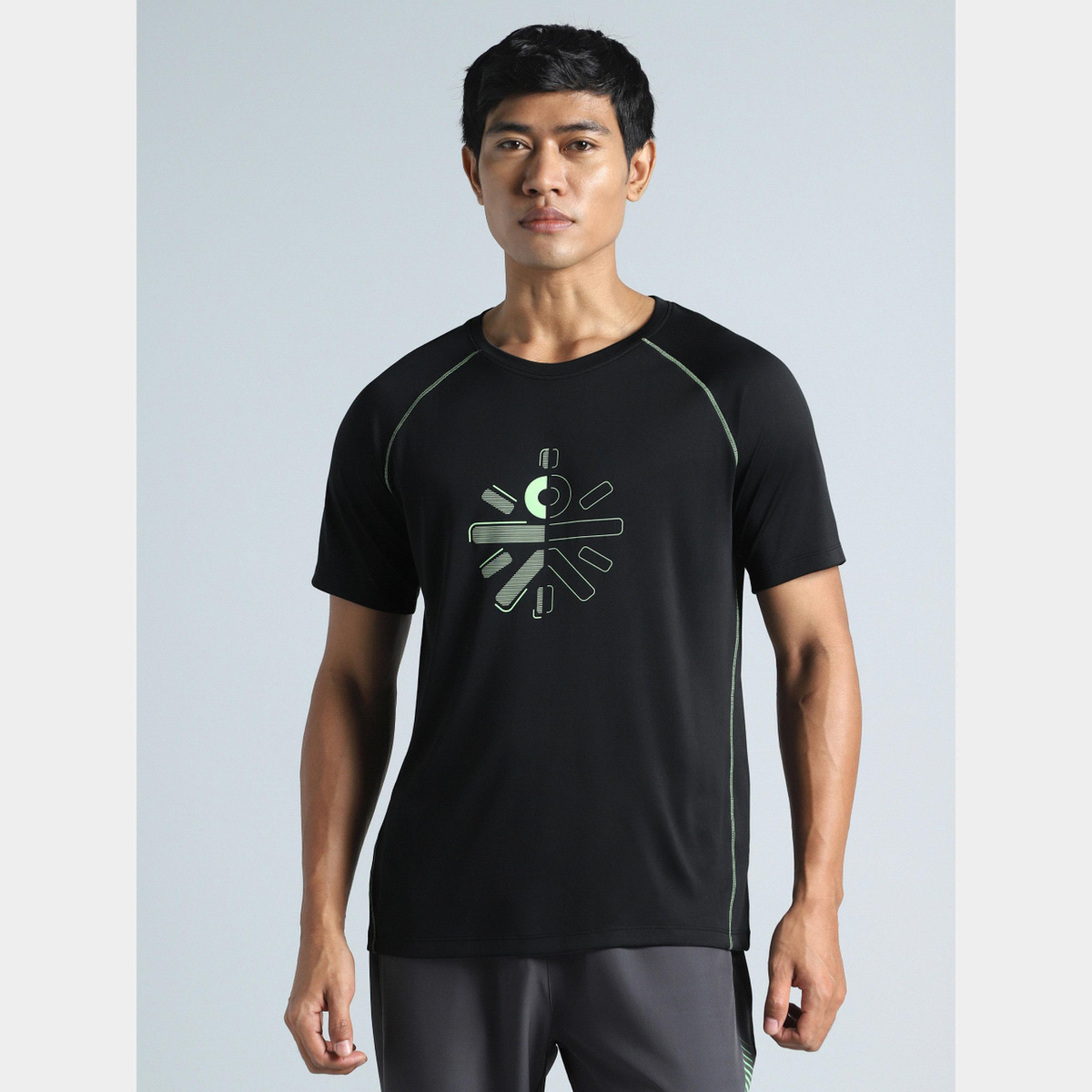 Cult X Styli Men's Black Cult Branded Recycled Poly Performance T-shirt-men-clothing-sportswearandactivewear-tshirtsandpolos-image-1