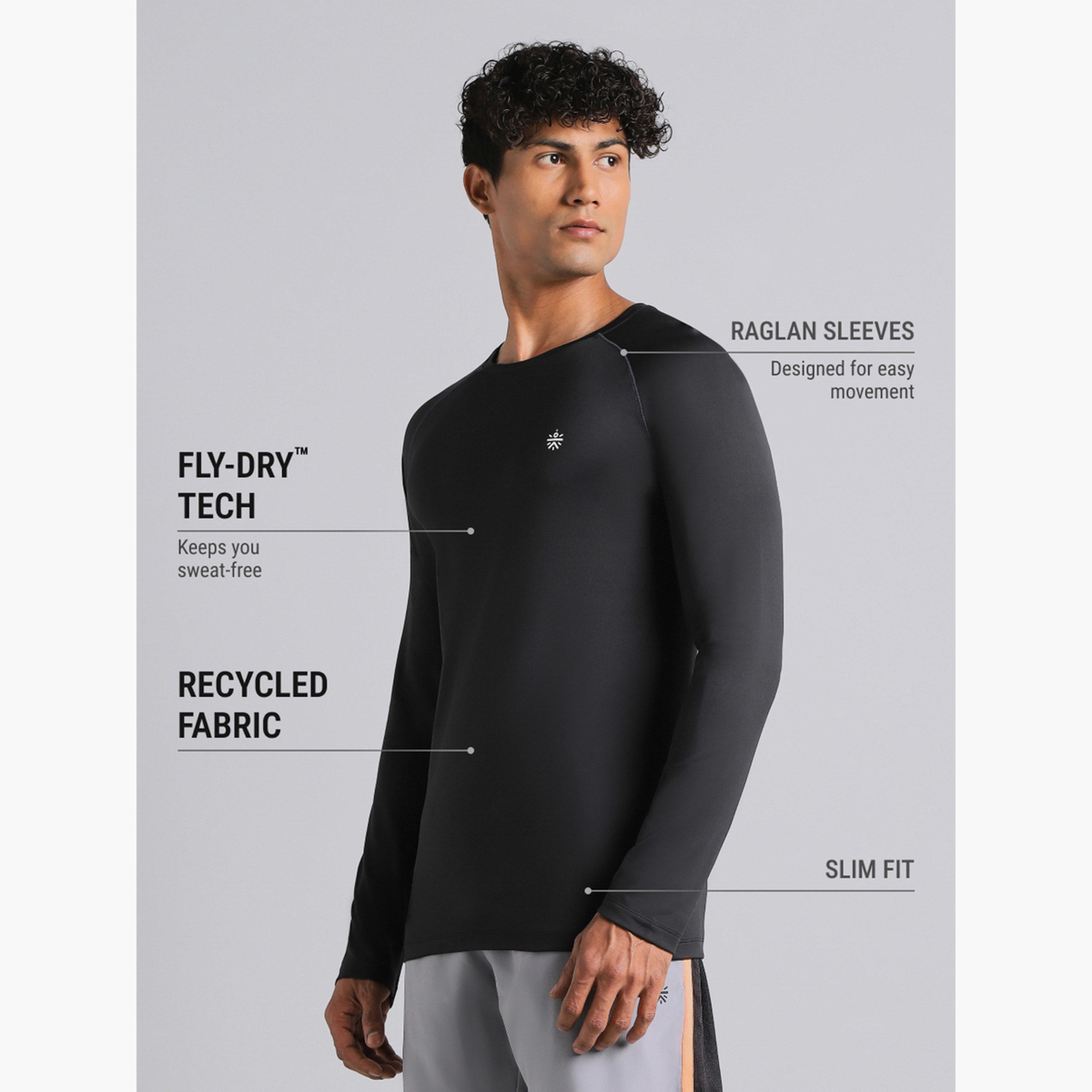 Cult X Styli Men's Black Build Up Performance Recycled Poly T-shirt-men-clothing-sportswearandactivewear-tshirtsandpolos-image-5