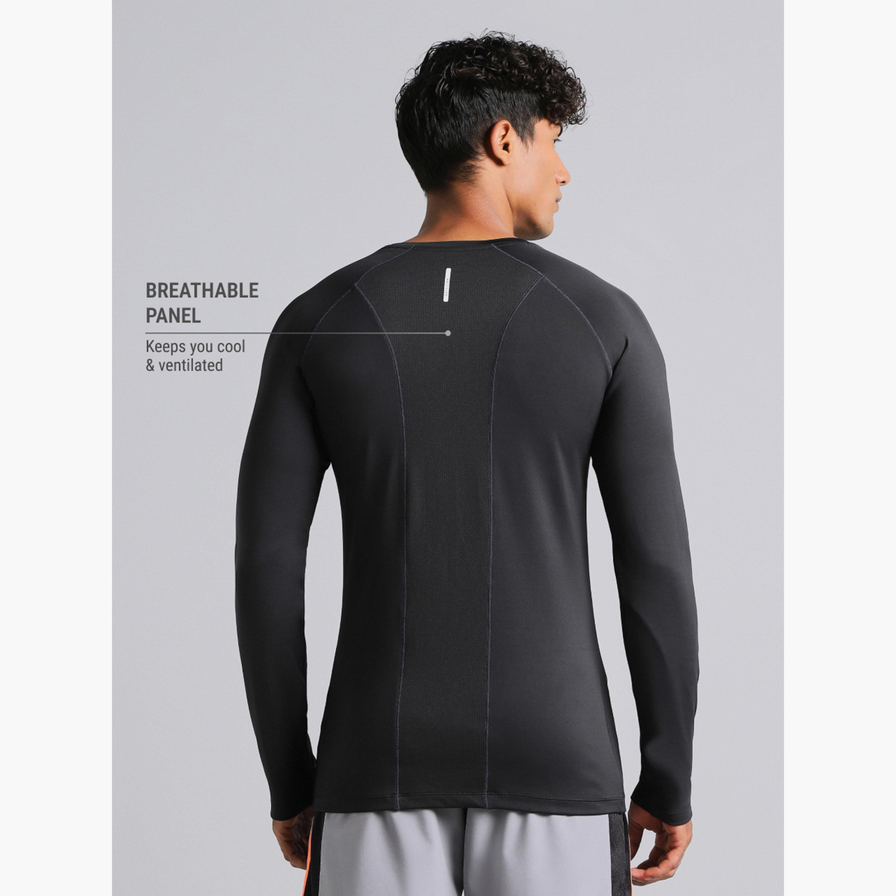 Cult X Styli Men's Black Build Up Performance Recycled Poly T-shirt-men-clothing-sportswearandactivewear-tshirtsandpolos-image-6