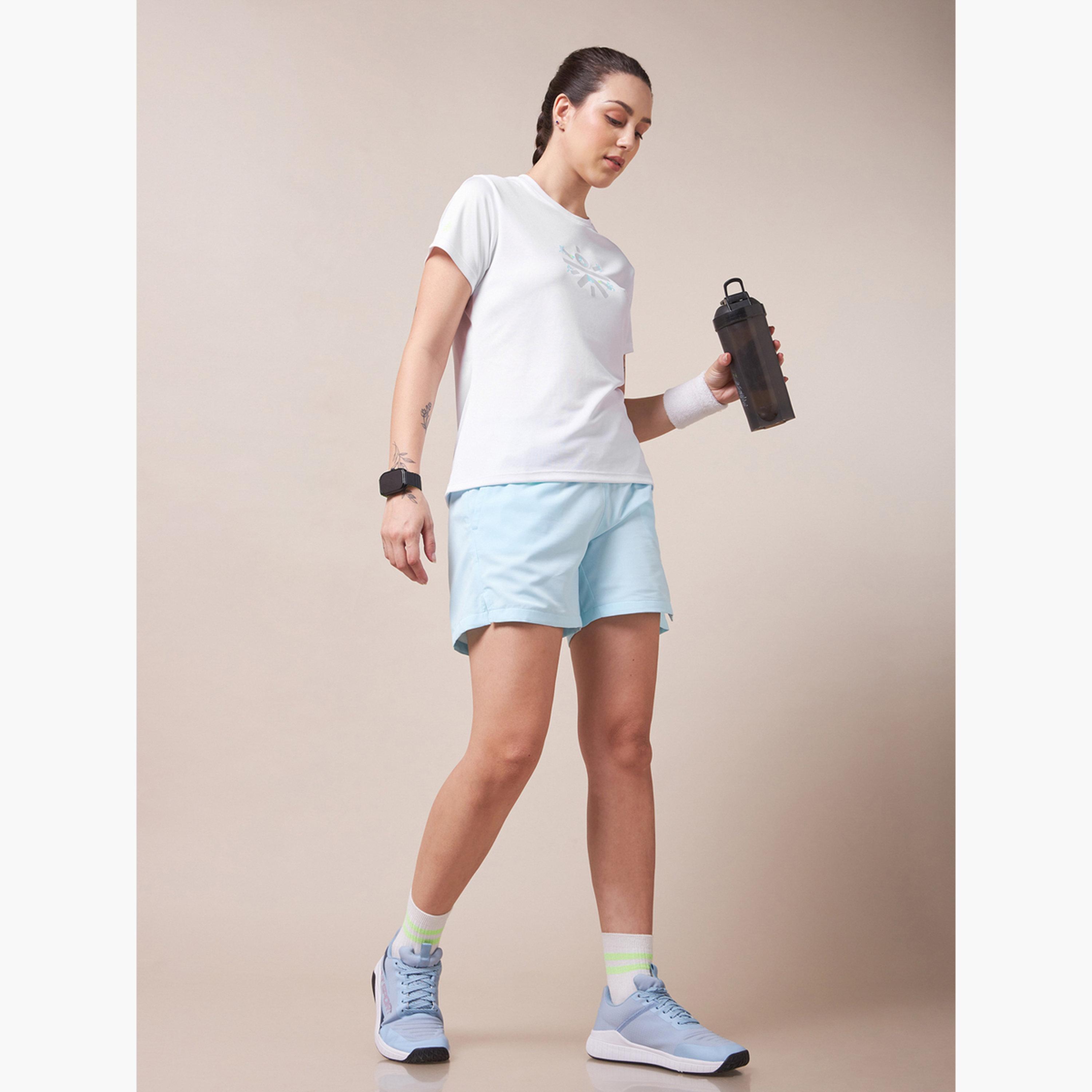 Cult X Styli Women's White Graphic Play Performance T-shirt-sports-women-clothing-tshirtsandvests-image-3