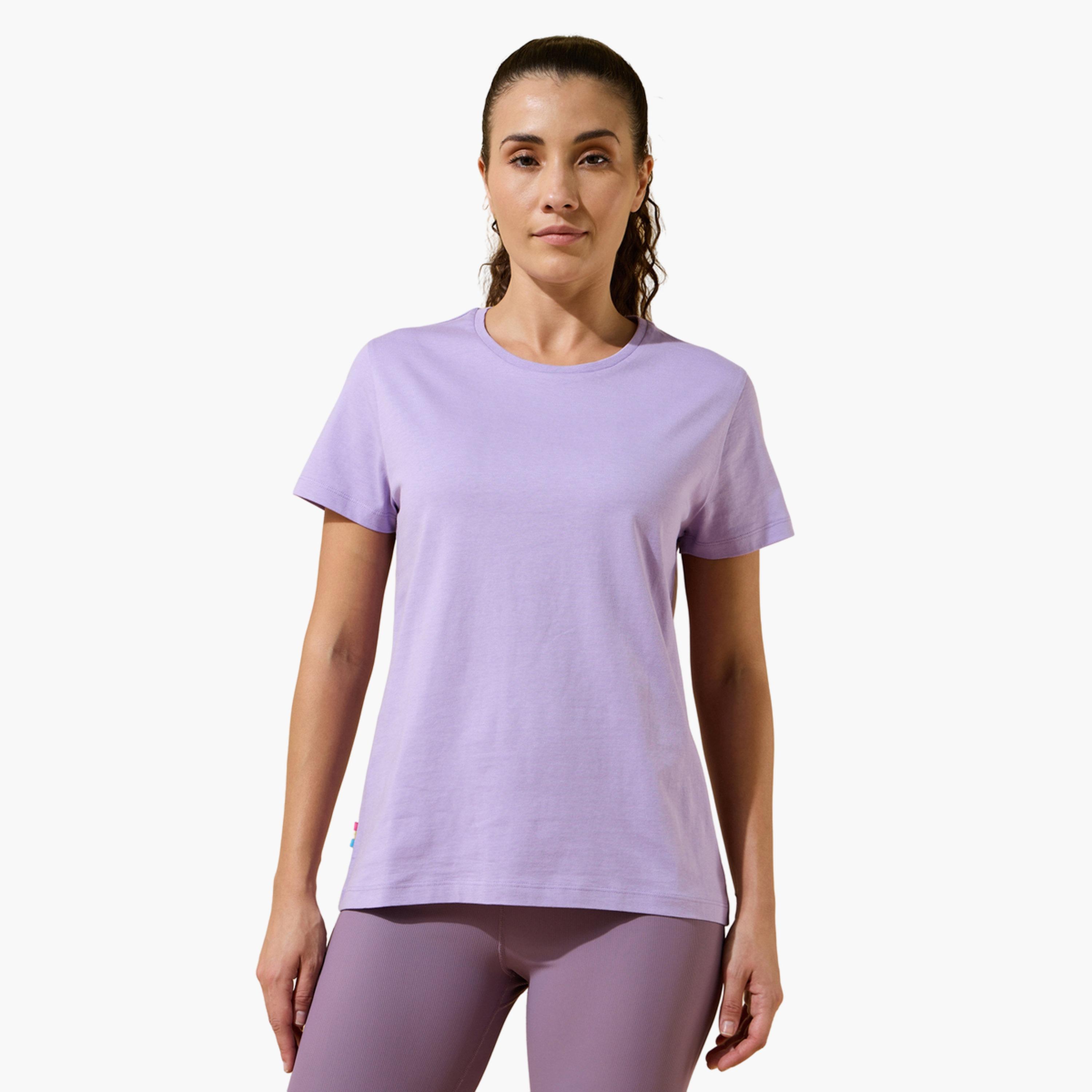 Cult X Styli Pack of 2 - Essential Cotton T-Shirt-sports-women-clothing-tshirtsandvests-image-4