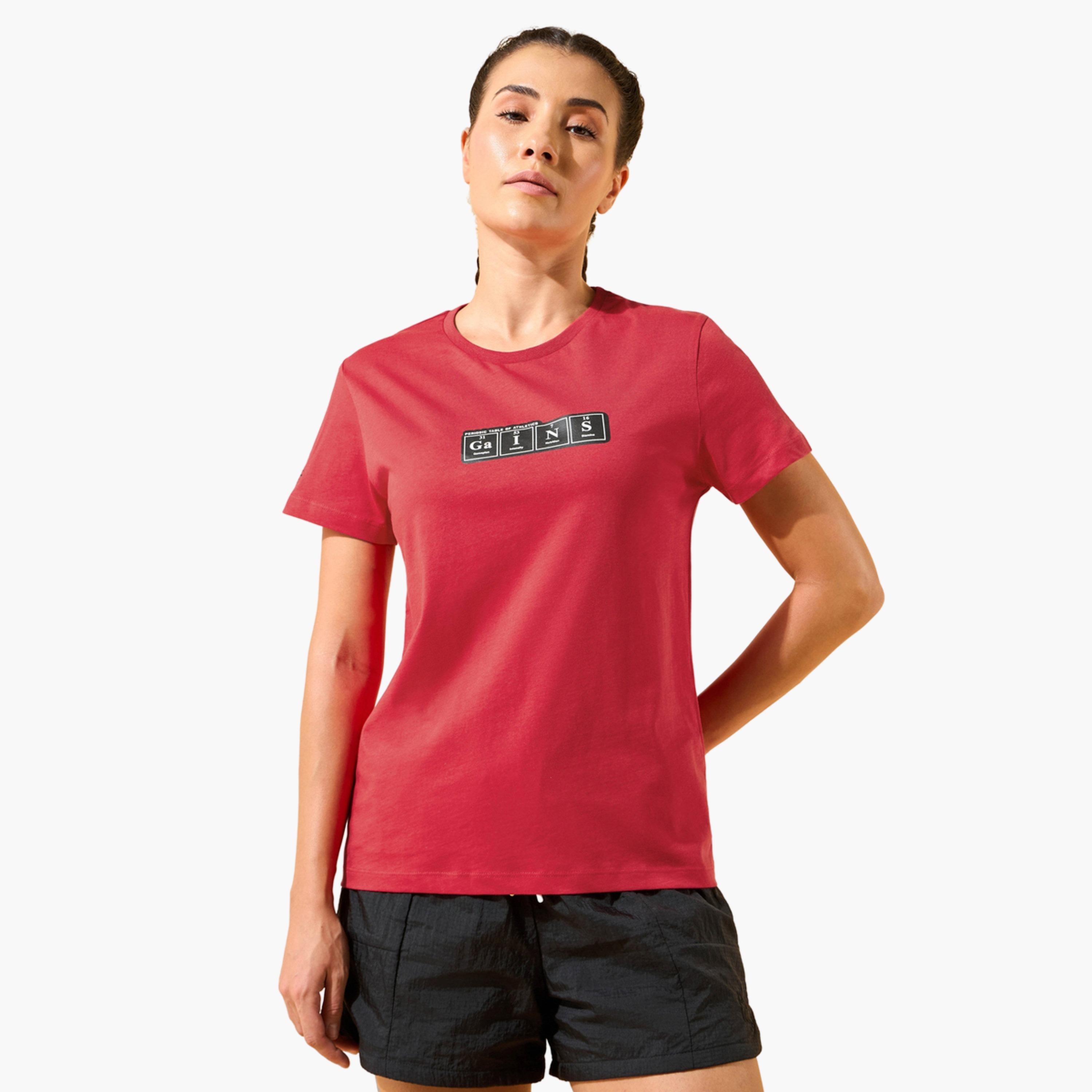 تيشرت تمارين بطبعة حروف-sports-women-clothing-tshirtsandvests-image-1