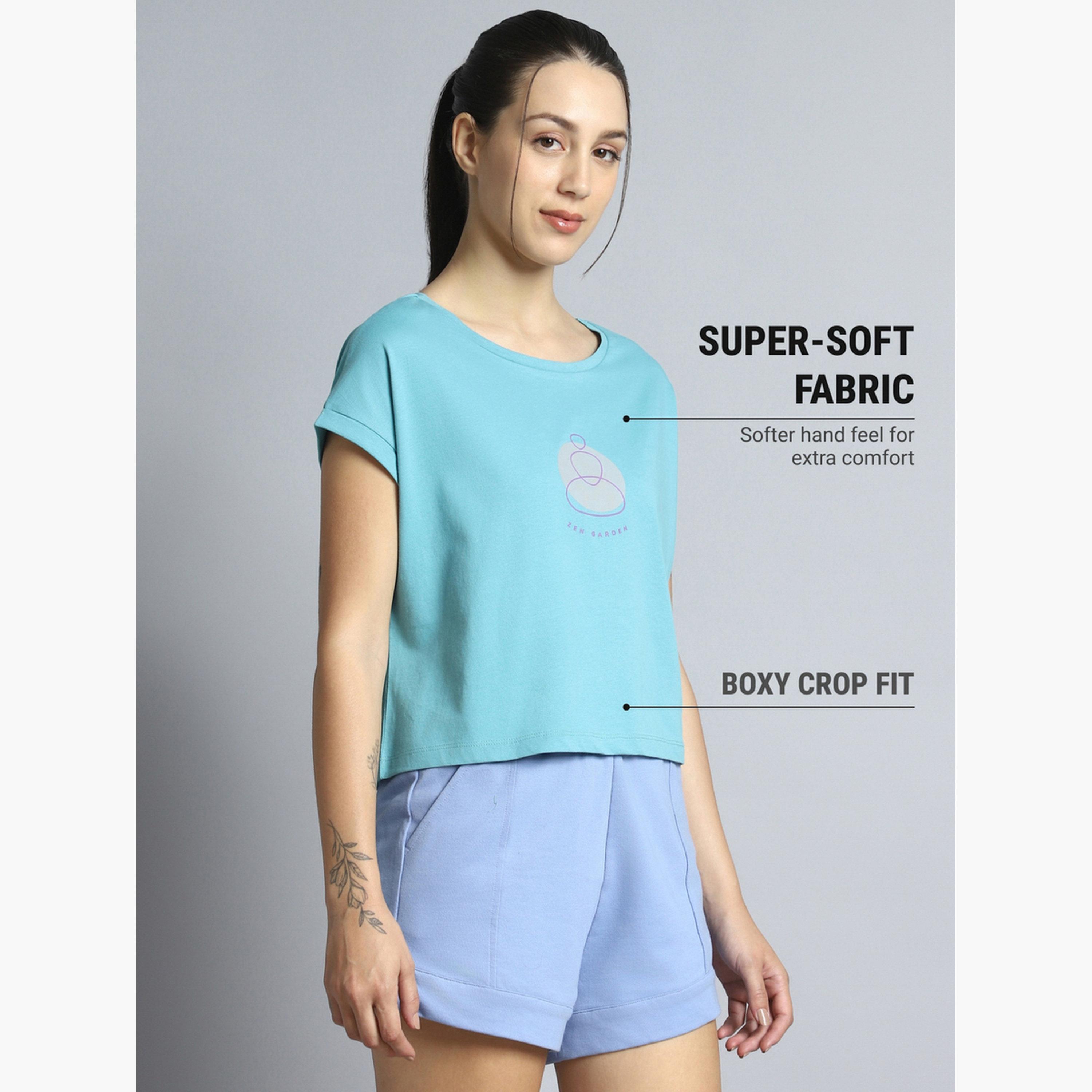 تيشرت جرافيك يوجا هارموني-sports-women-clothing-tshirtsandvests-image-5