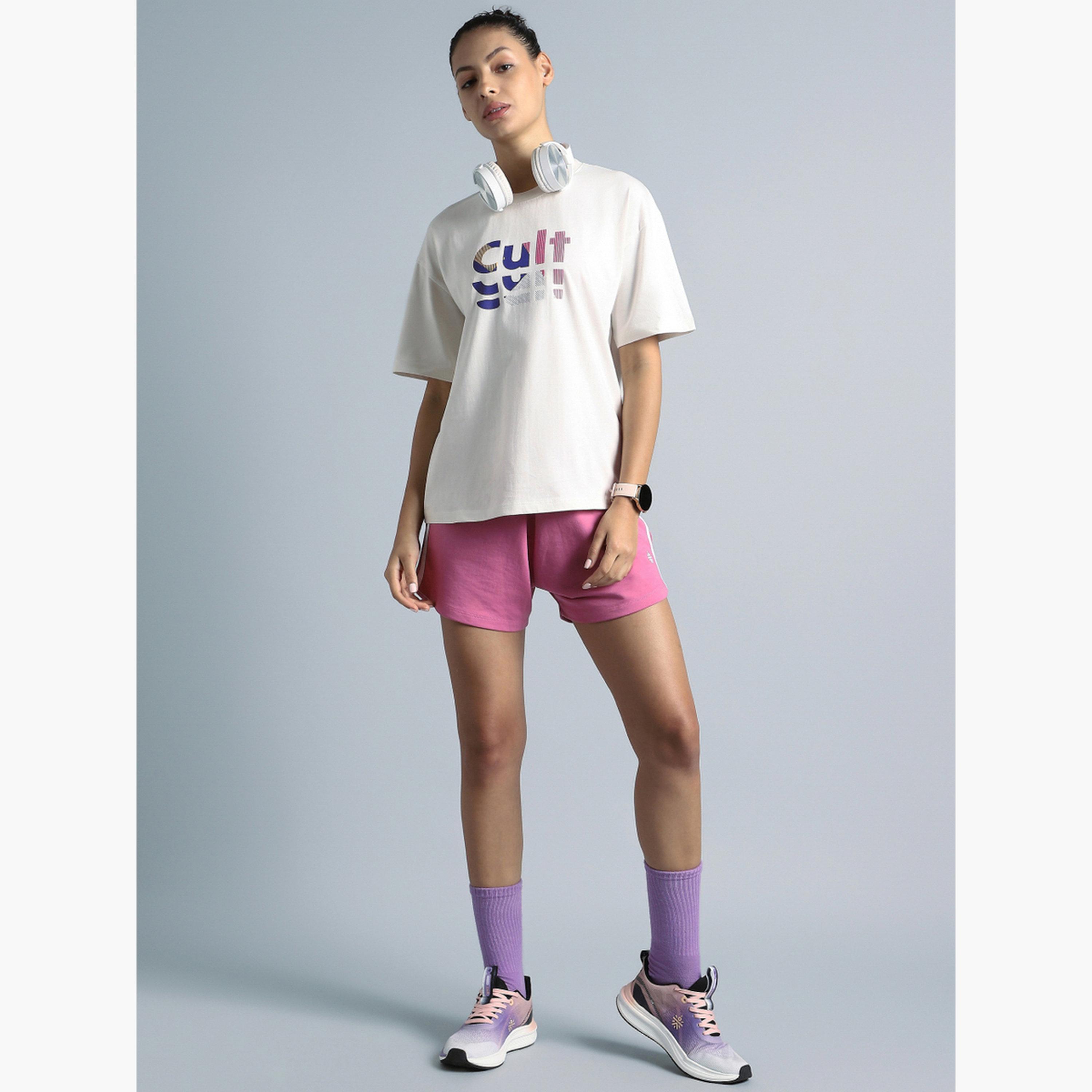 تيشرت قصة مريحة بطبعة خلفية-sports-women-clothing-tshirtsandvests-image-2