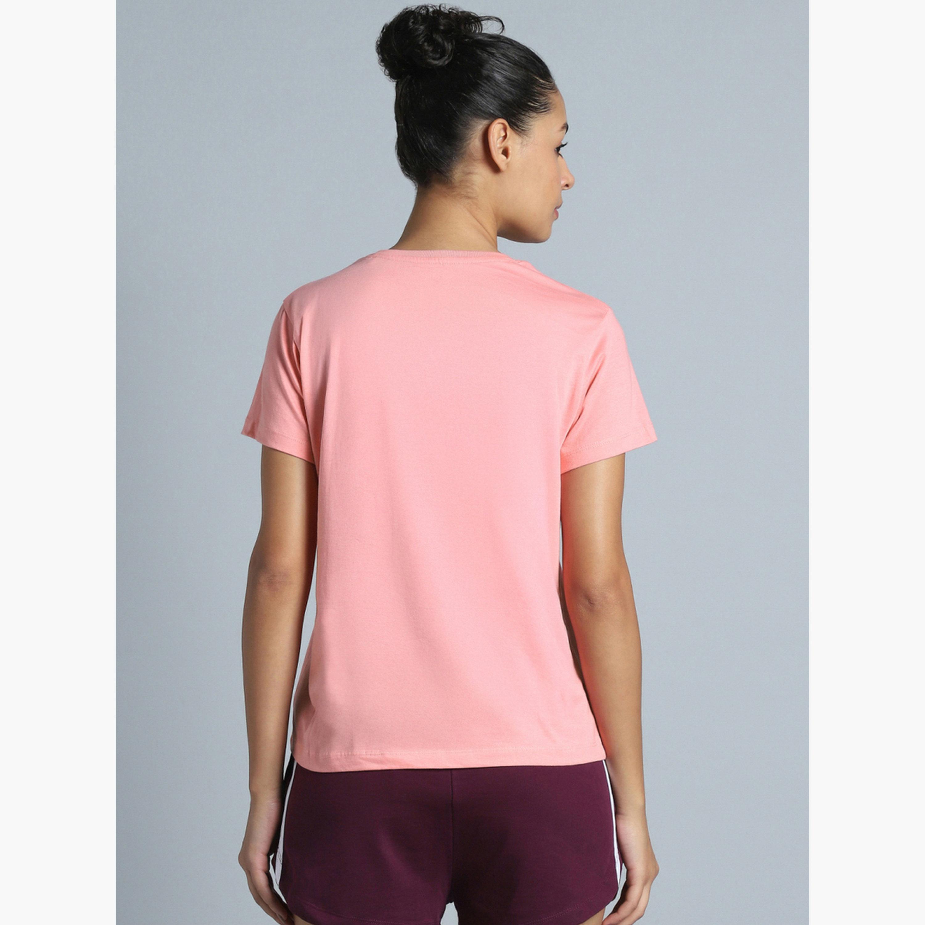 Cult X Styli Women's Pink Brand Carrier T-shirt-sports-women-clothing-tshirtsandvests-image-6
