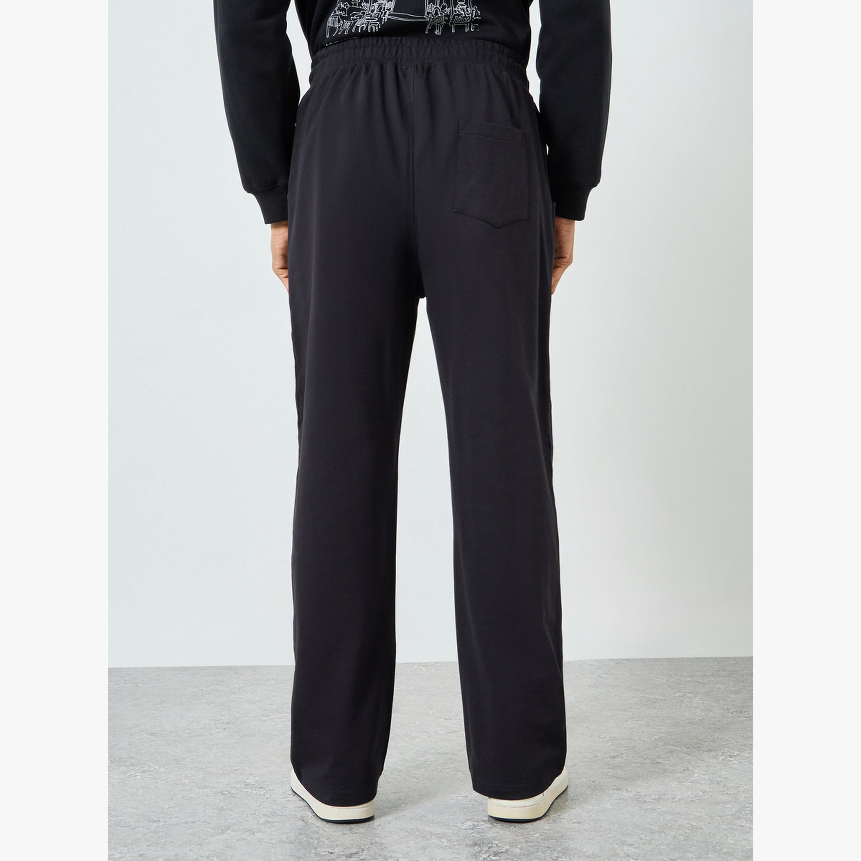 جوغر سادة برباط خصر-men-clothing-bottoms-joggers-image-1