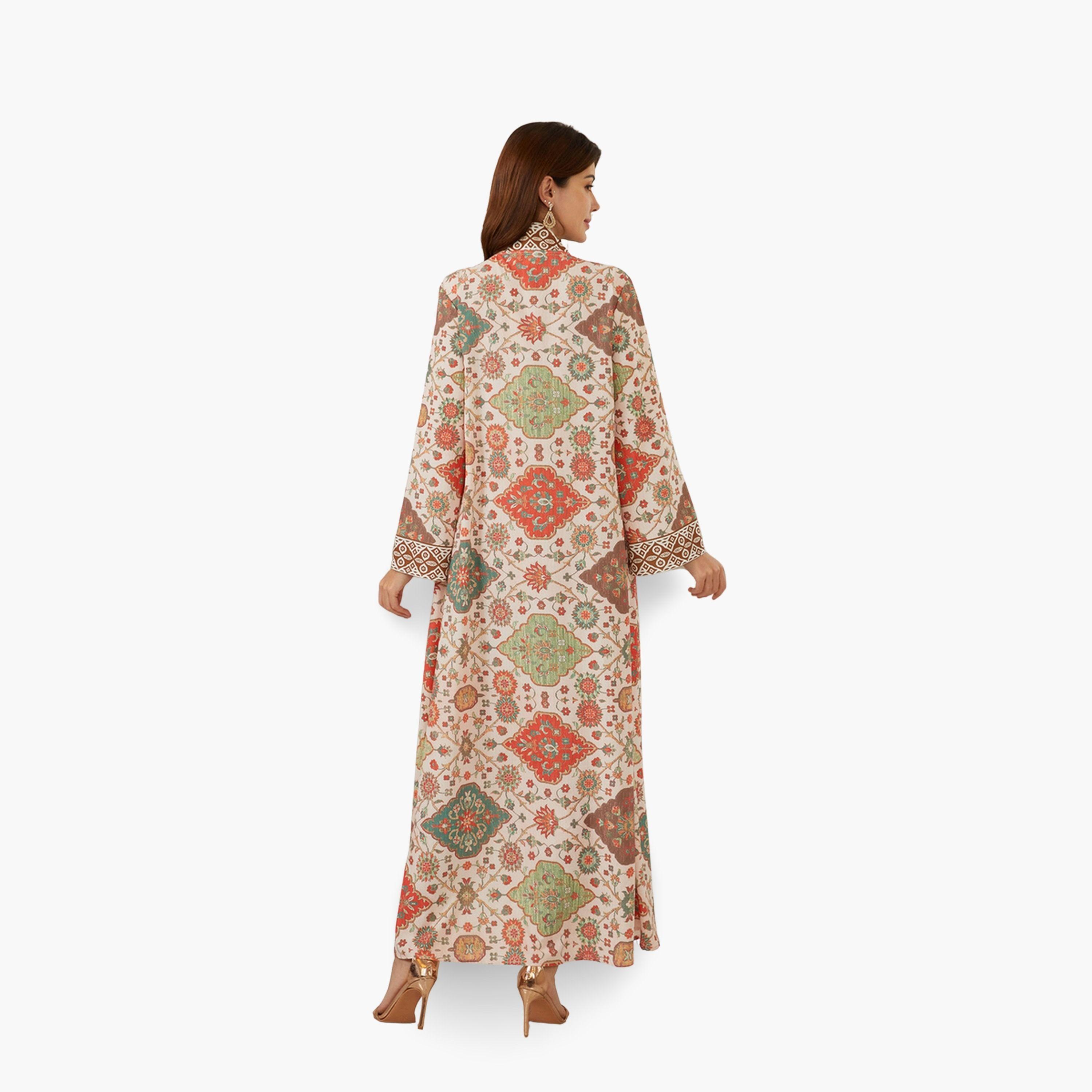 جلابية مطبعة بقصة واسعة-women-arabicclothing-jalabiyas-image-6