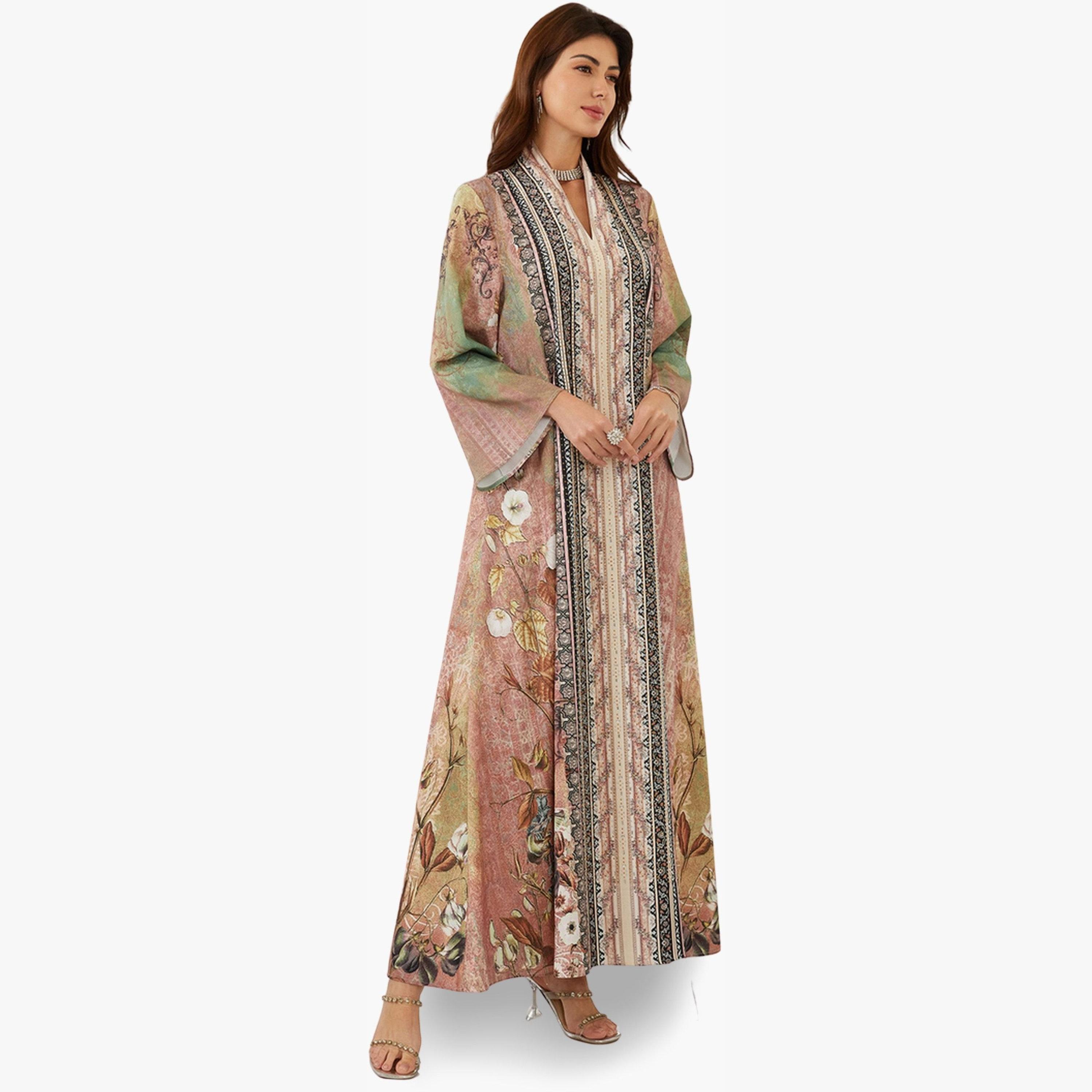 جلابية مطبعة بقصة واسعة-women-arabicclothing-jalabiyas-image-4