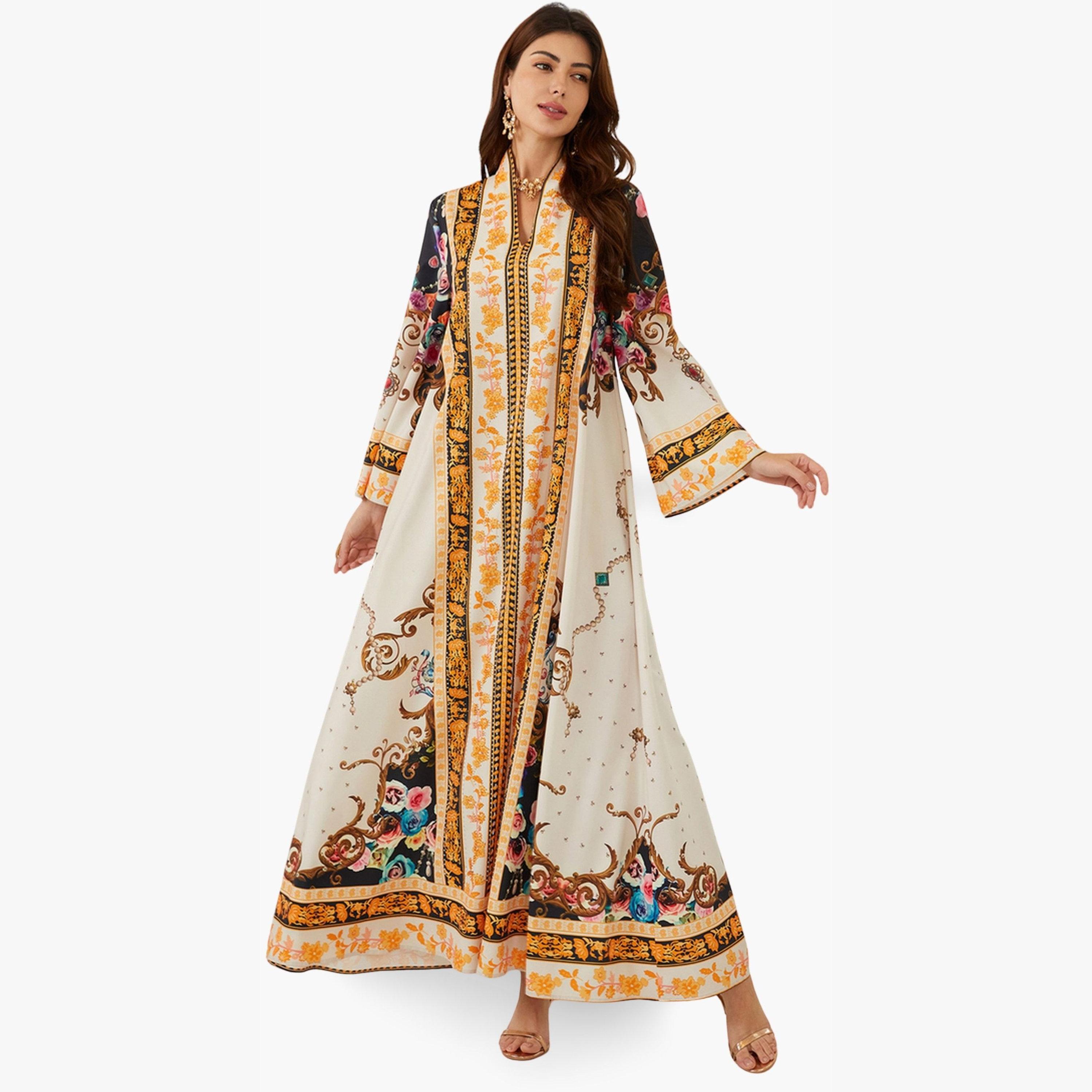 جلابية مطبعة بقصة واسعة-women-arabicclothing-jalabiyas-image-4
