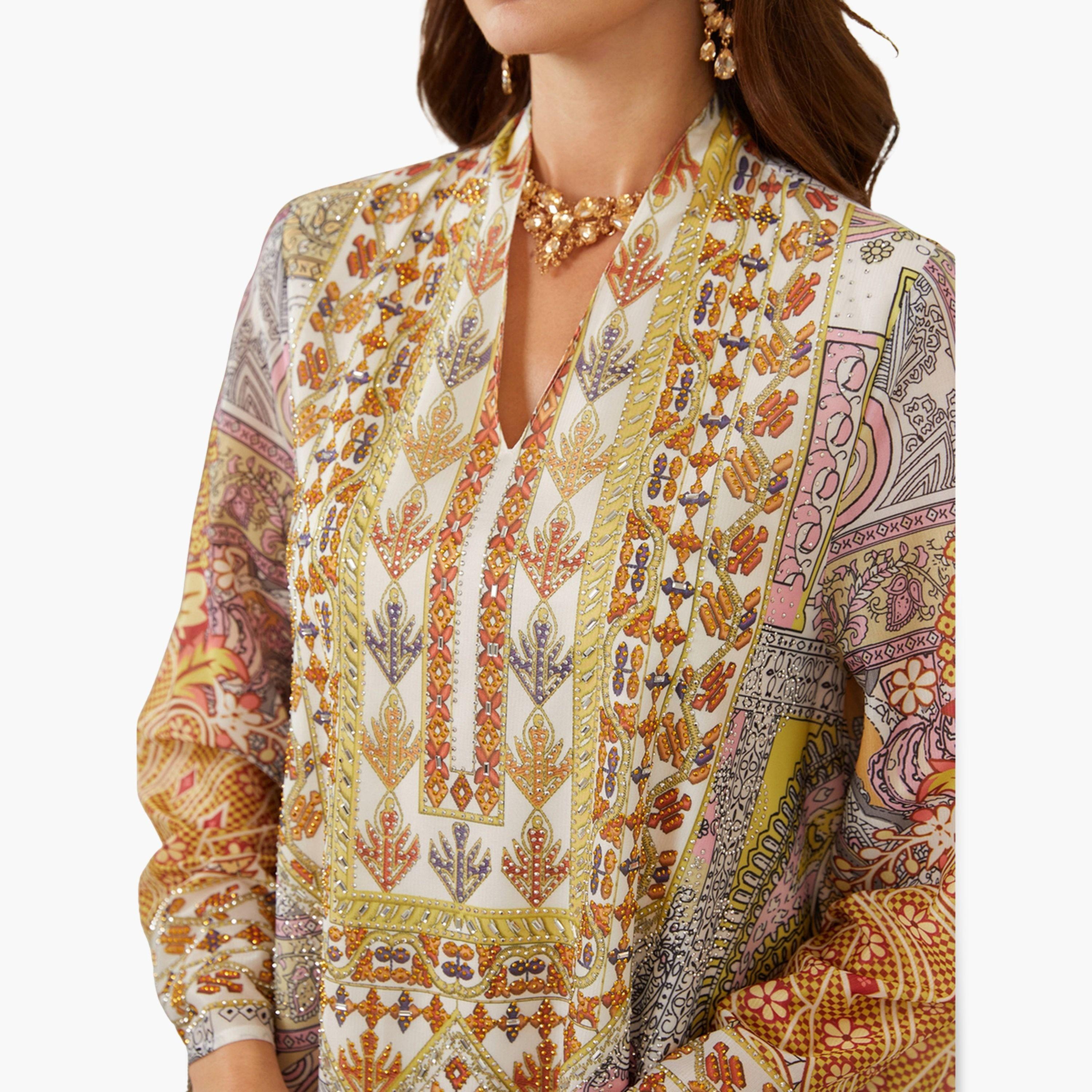جلابية مطبعة بقصة واسعة-women-arabicclothing-jalabiyas-image-5