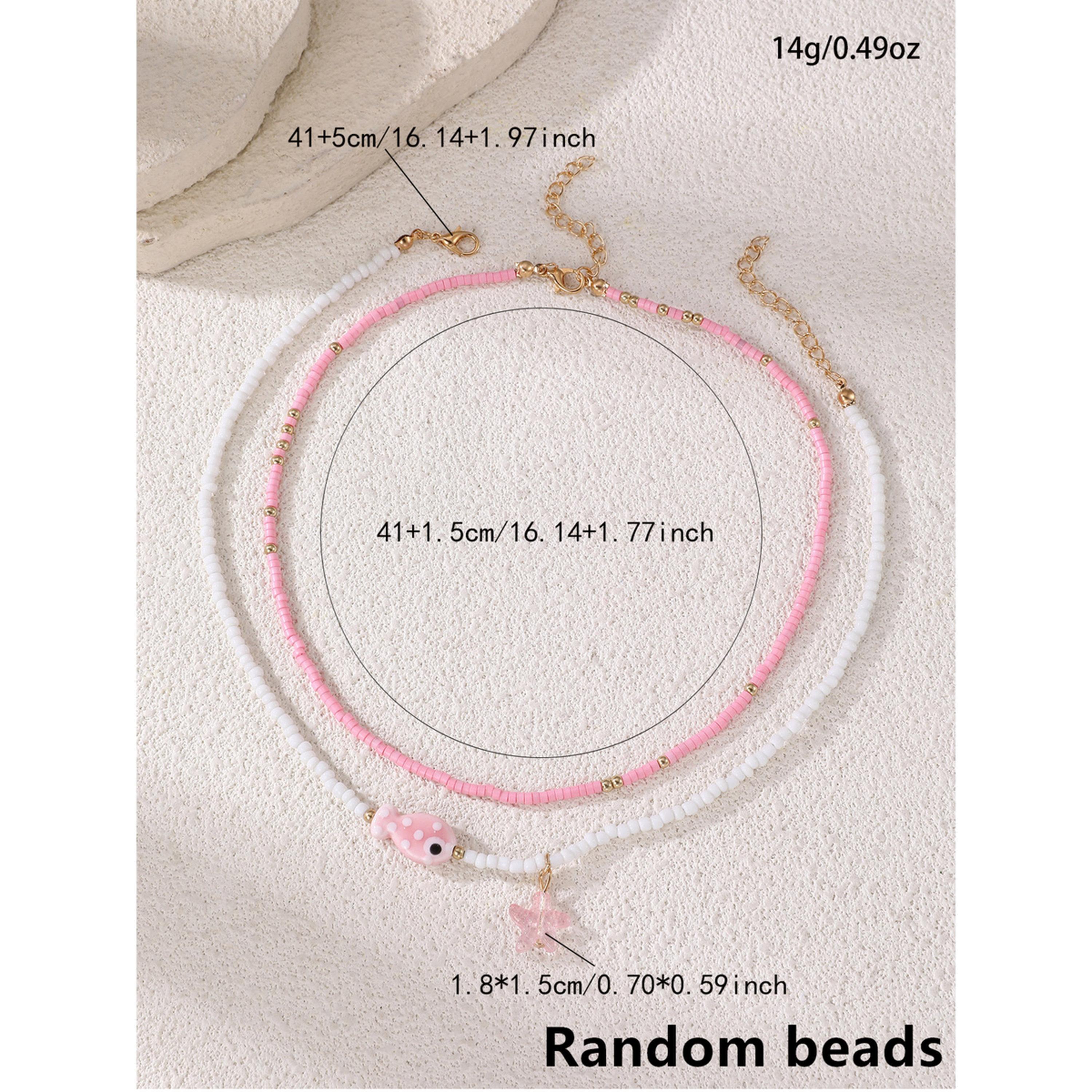 Take Two Pack of 2 - Pink Beaded Necklace-women-watchesandjewellery-jewellery-necklacesandpendants-image-5