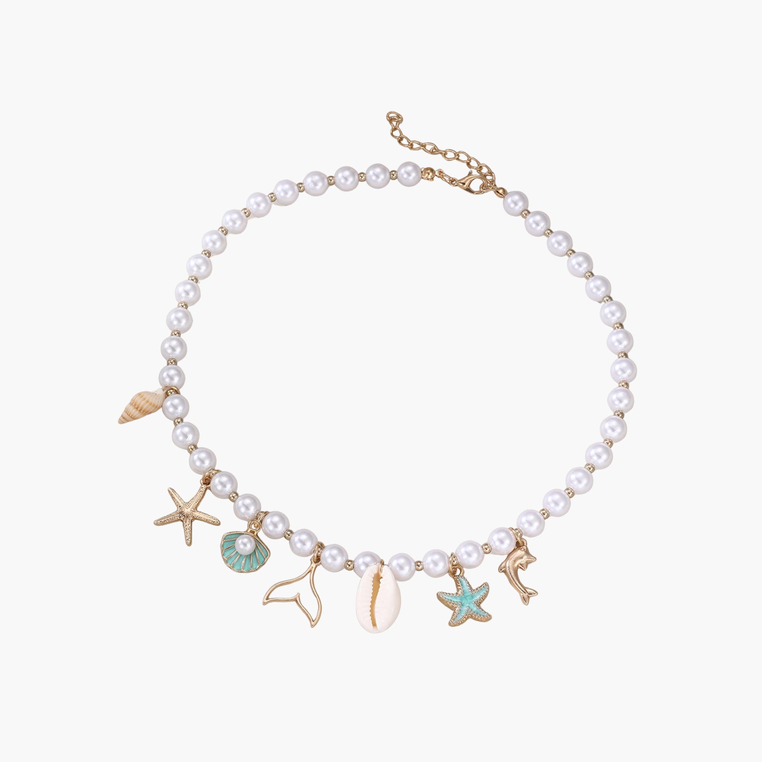 عقد خرز لؤلؤ بدلايات بحرية-women-watchesandjewellery-jewellery-necklacesandpendants-image-1