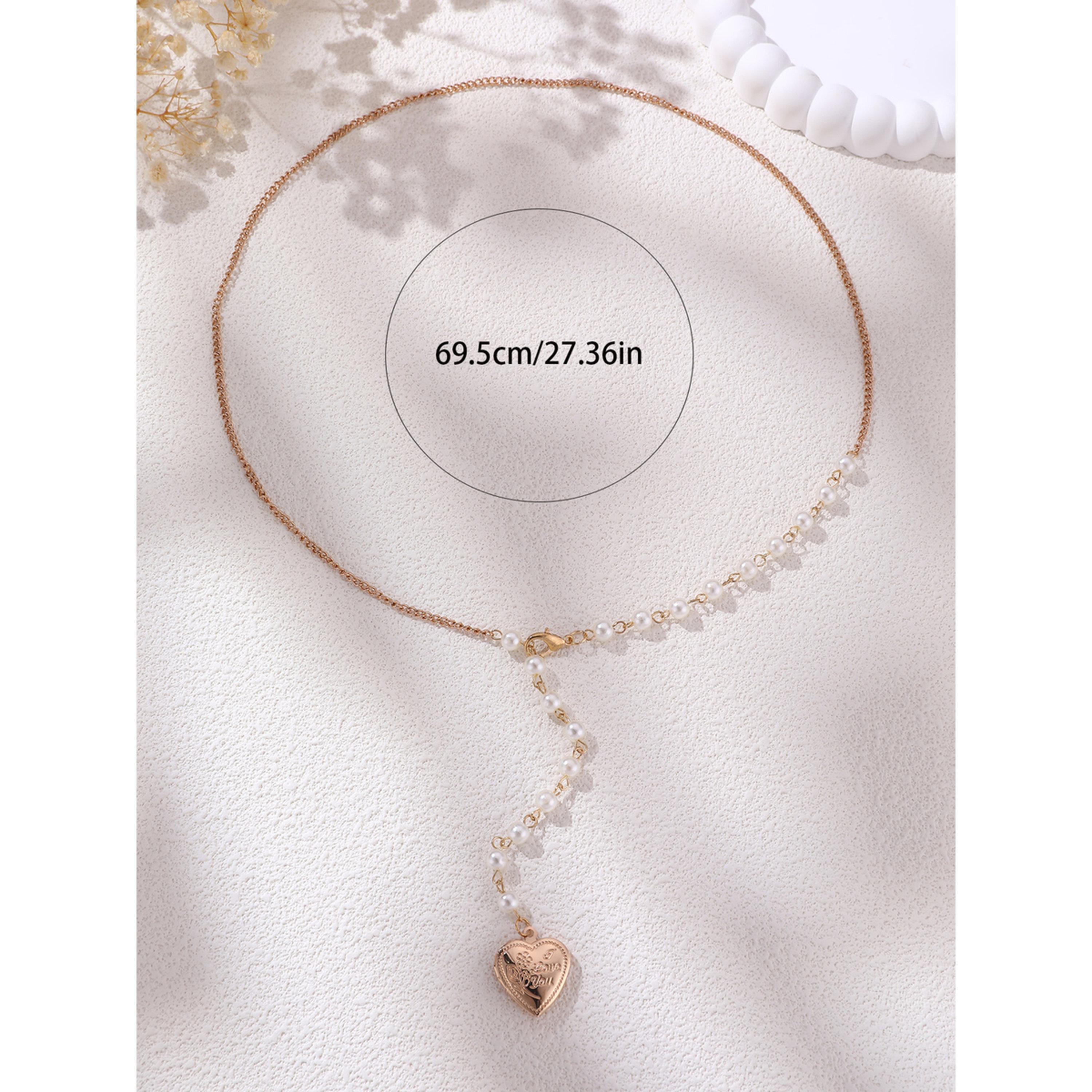 Take Two Heart Locket Pearl Drop Necklace-women-watchesandjewellery-jewellery-necklacesandpendants-image-4