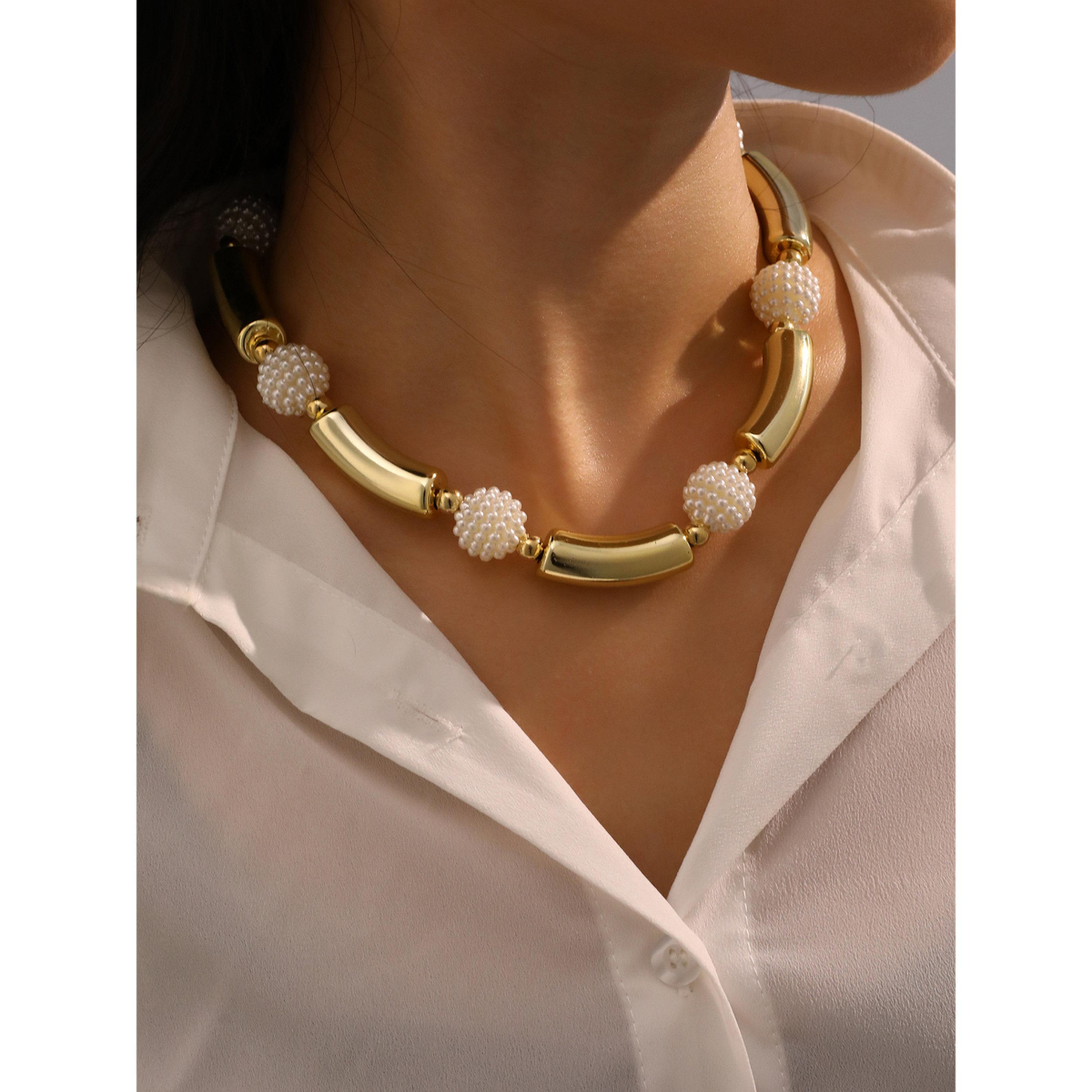 عقد لؤلؤ صناعي-women-watchesandjewellery-jewellery-necklacesandpendants-image-2