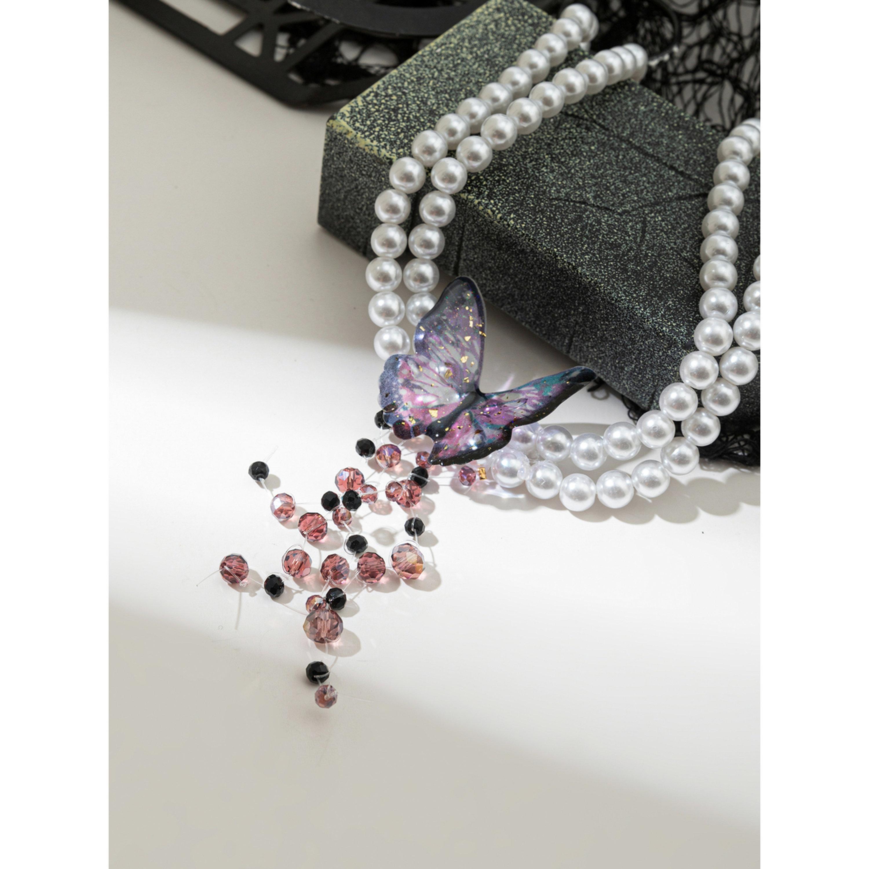 Take Two Blue Purple Pearl Choker Necklace-women-watchesandjewellery-jewellery-necklacesandpendants-image-4