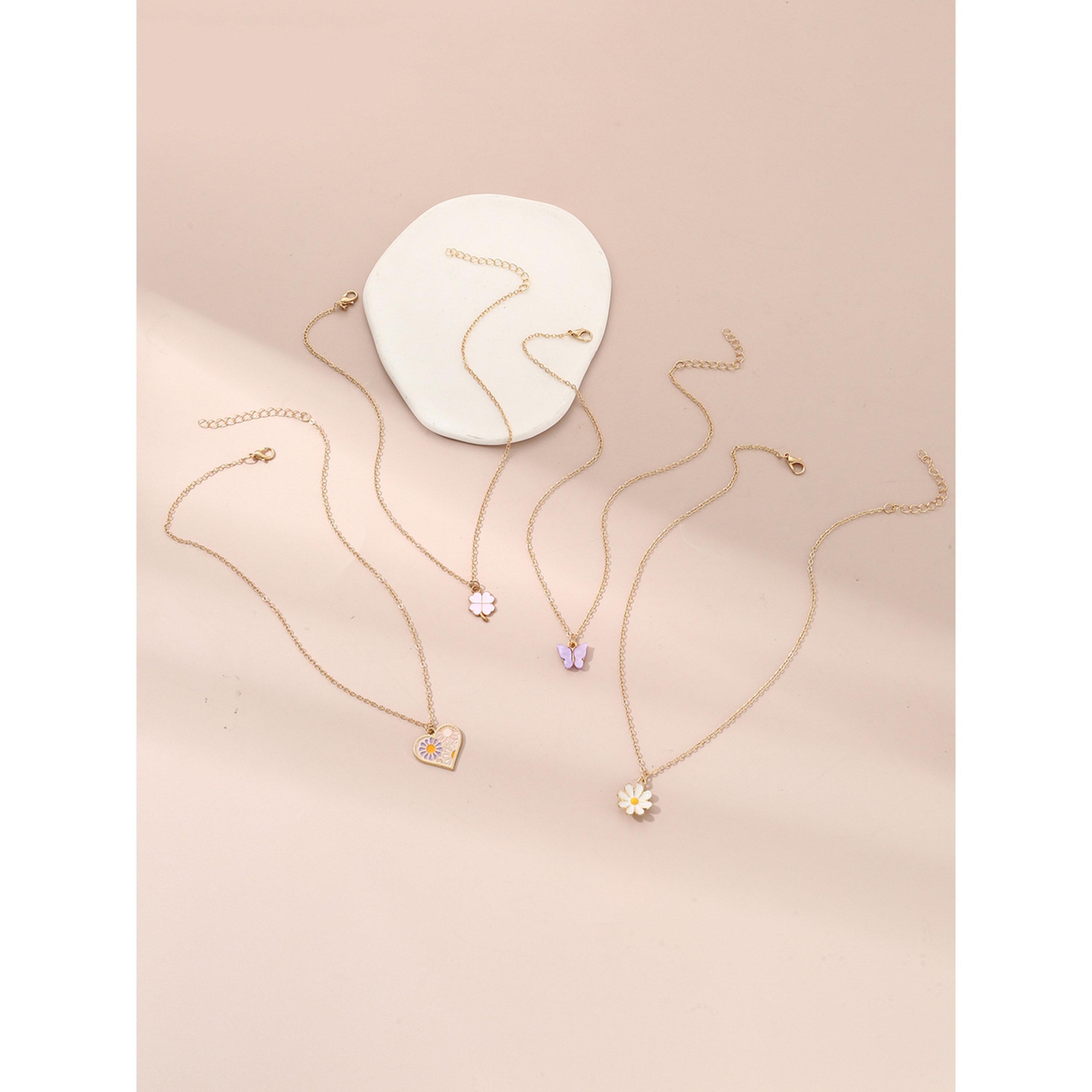 طقم 4 قطع عقود بدلايات-women-watchesandjewellery-jewellery-necklacesandpendants-image-5