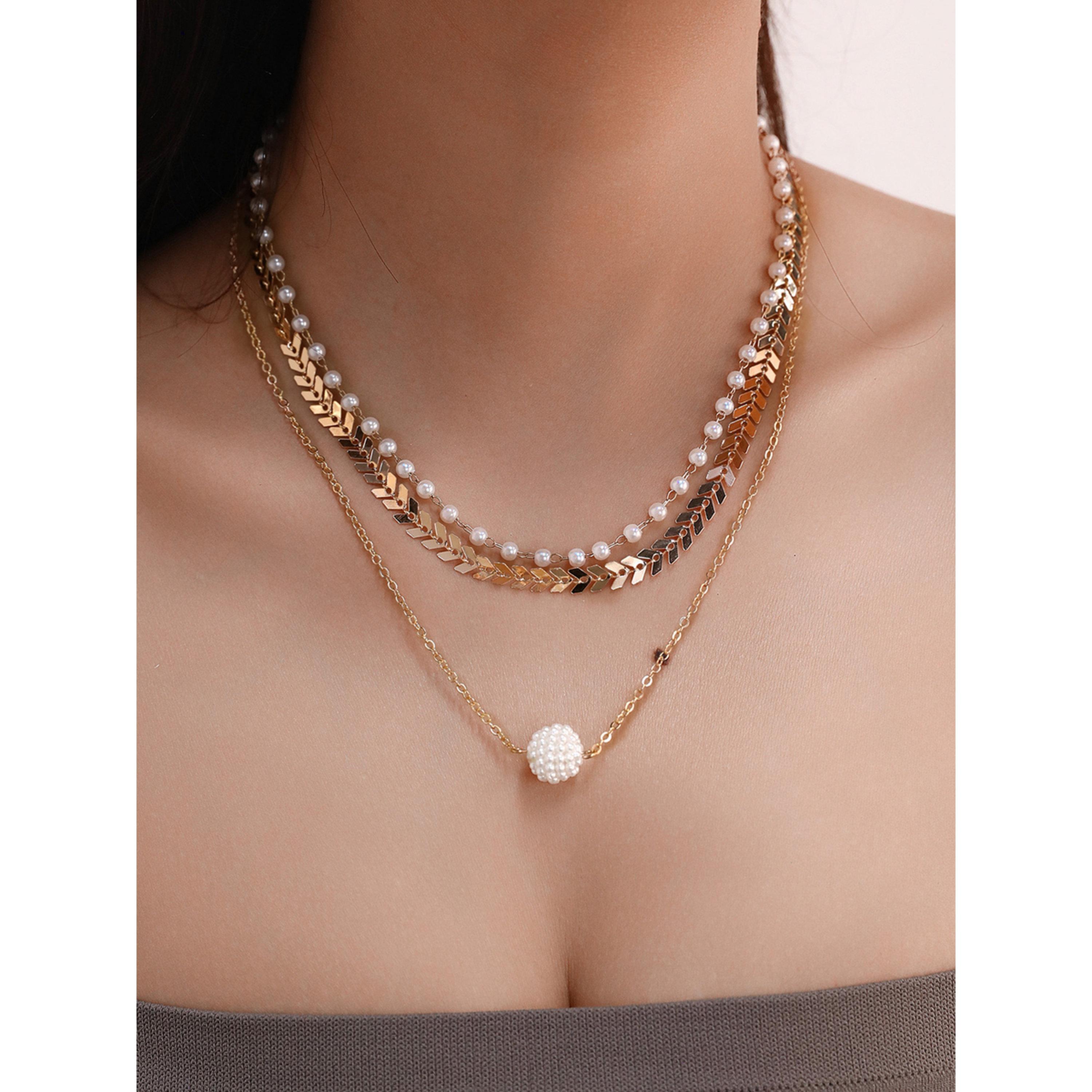 طقم قطعتين عقود متعددة الطبقات-women-watchesandjewellery-jewellery-necklacesandpendants-image-2